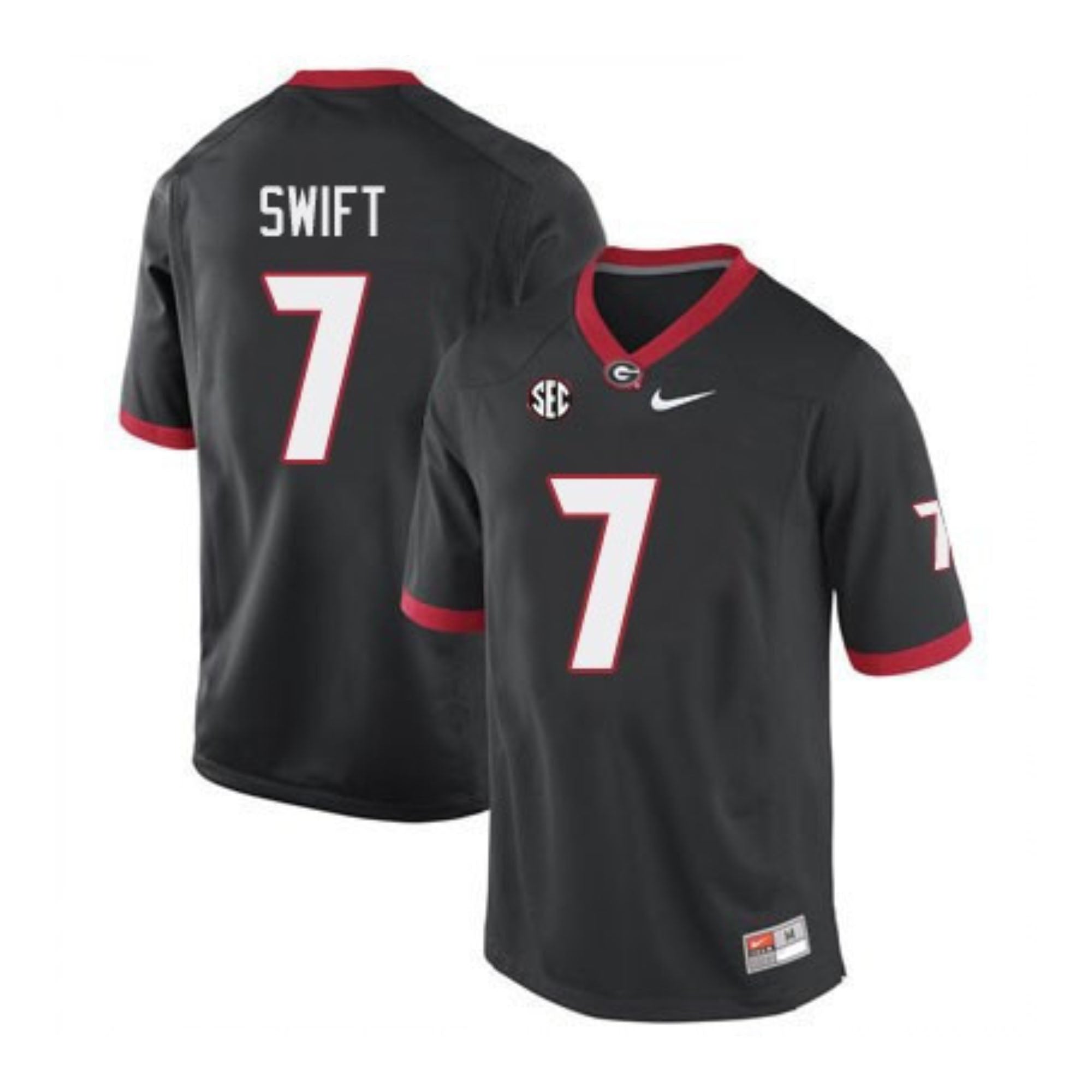 D'andre Swift Georgia Bulldogs 7 Jersey