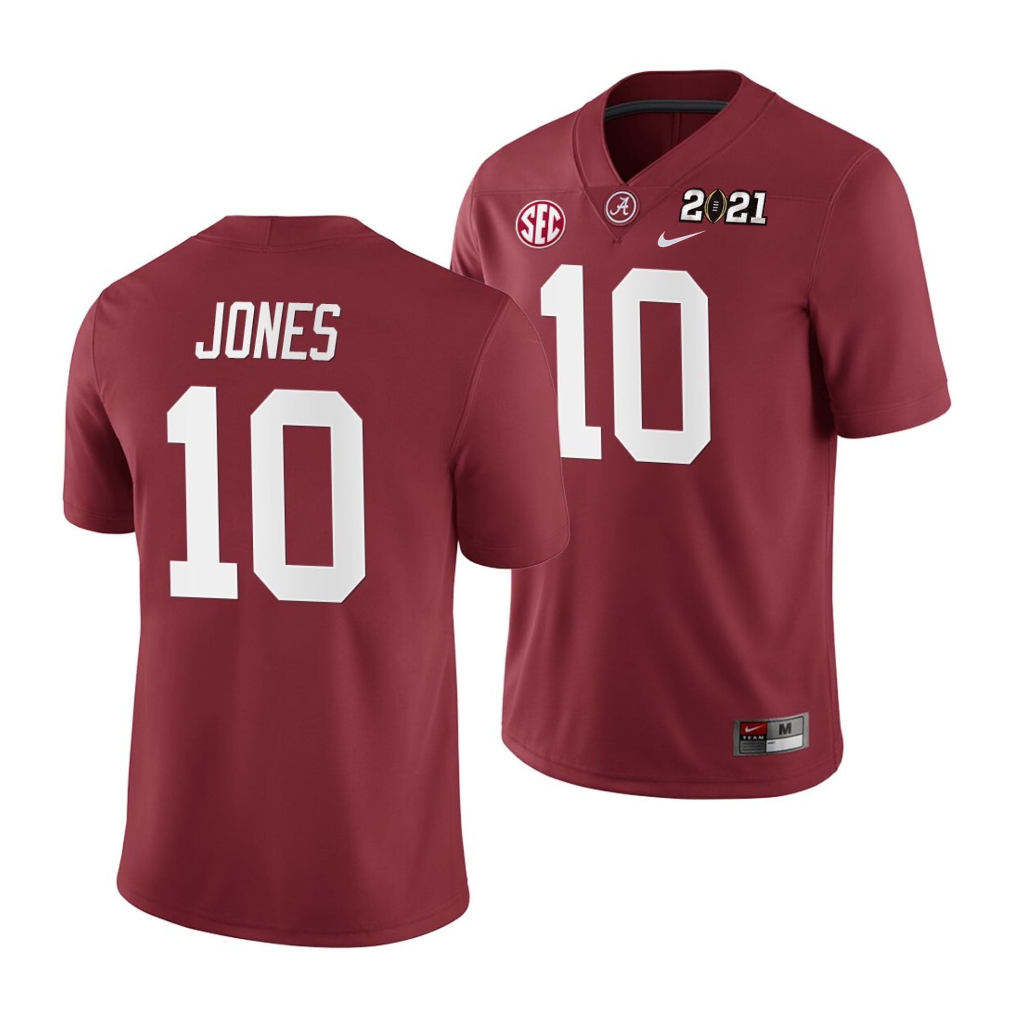 Mac Jones Alabama Crimson Tide 10 Jersey