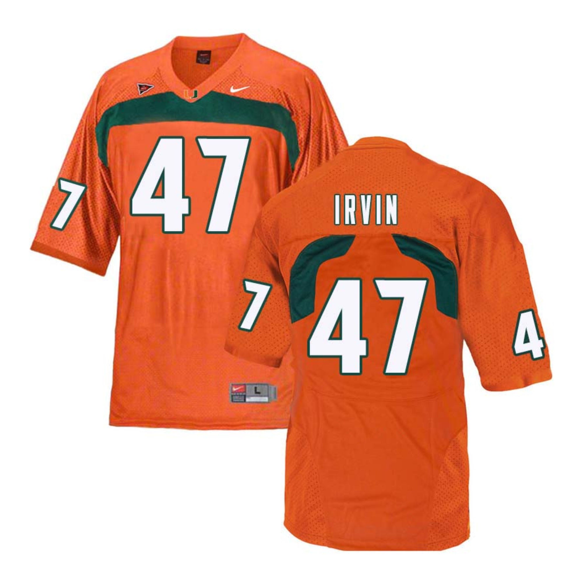 Michael Irvin Miami Hurricanes 47 Jersey