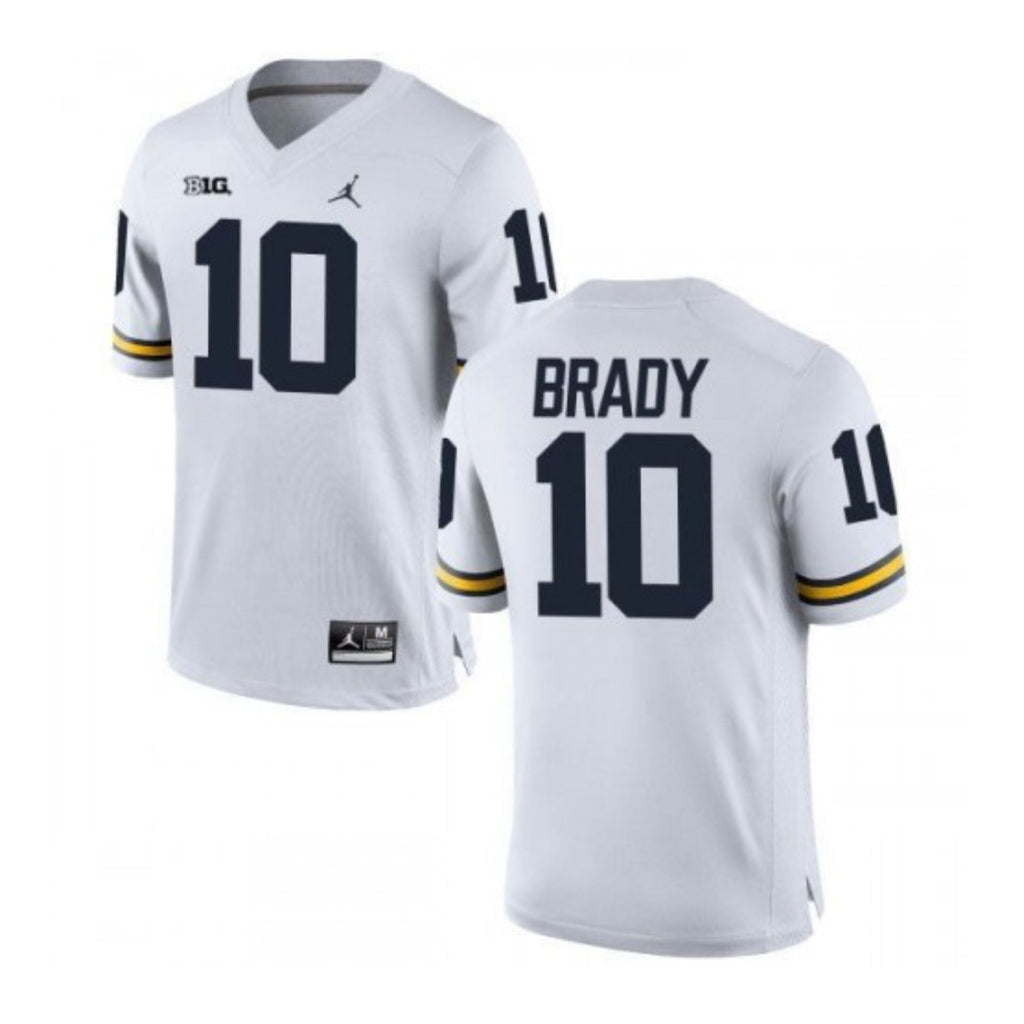 Tom Brady Michigan Wolverines 10 Jersey