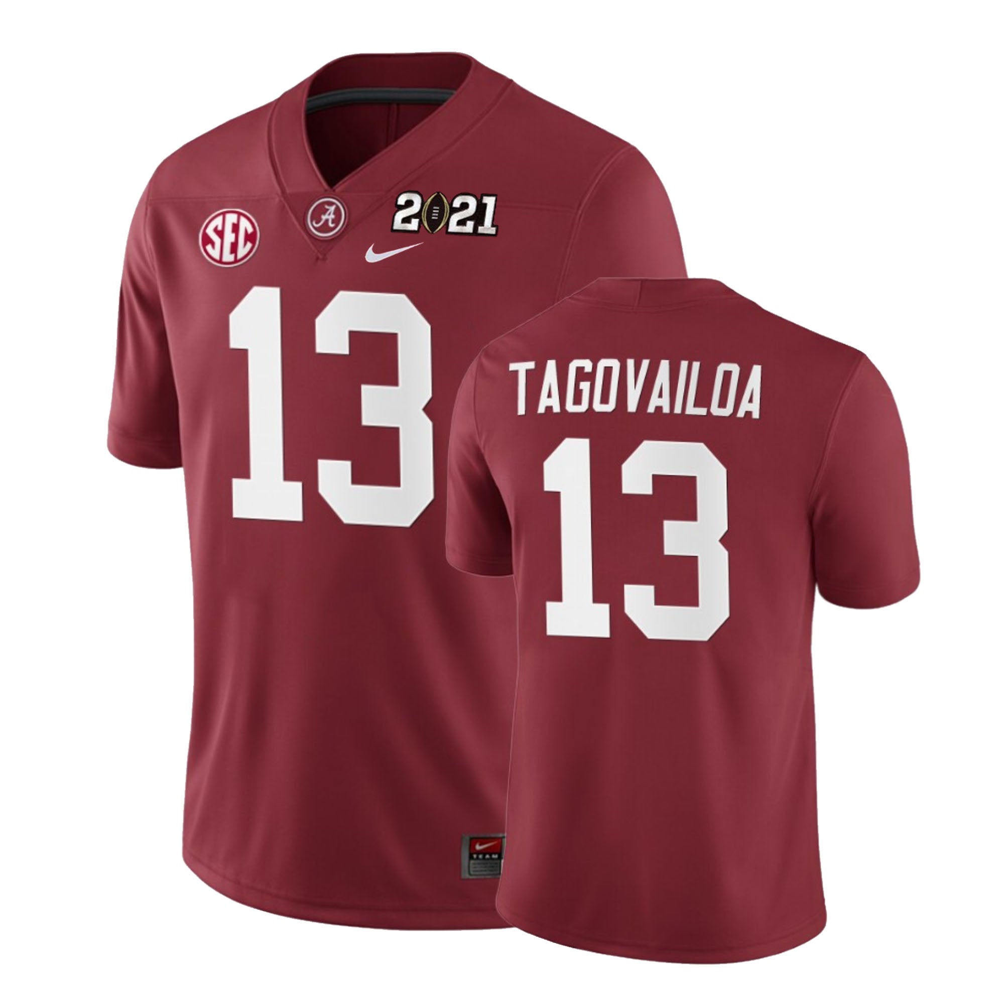 Tua Tagovailoa Alabama Crimson 13 Jersey