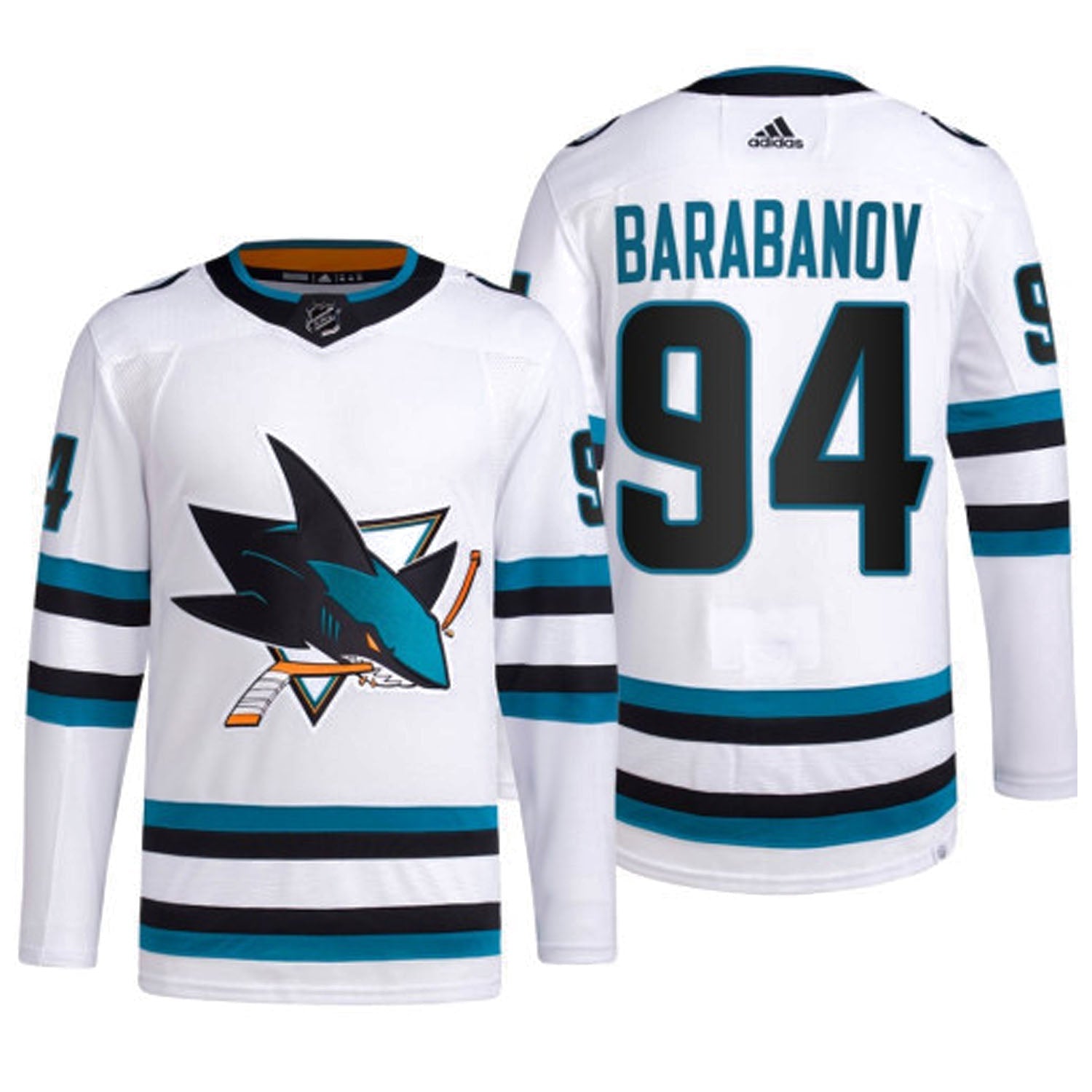 Alexander Barabanov San Jose Sharks 94 Jersey