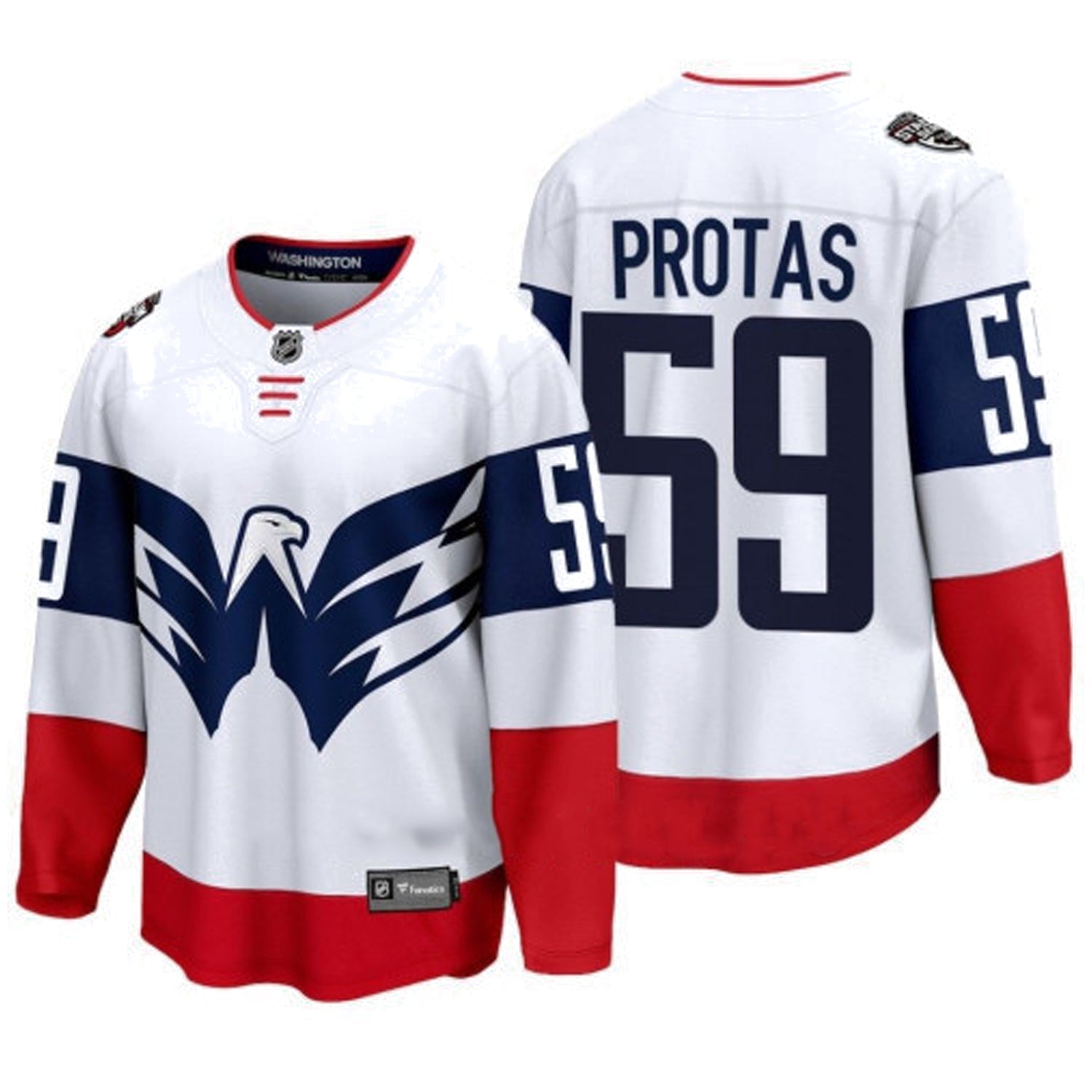 Aliaksei Protas Washington Capitals 59 Jersey