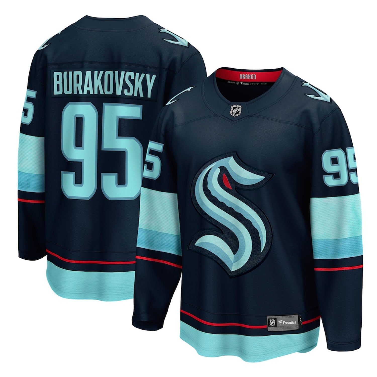 Andre Burakovsky Seatle Kraken 95 Jersey