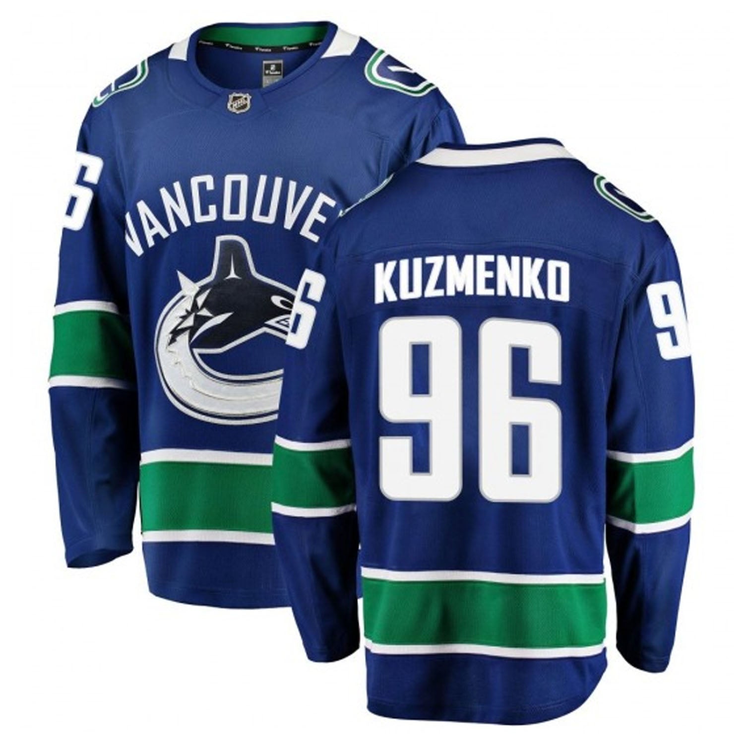 Andrei Kuzmenko Vancouver Canucks 96 Jersey