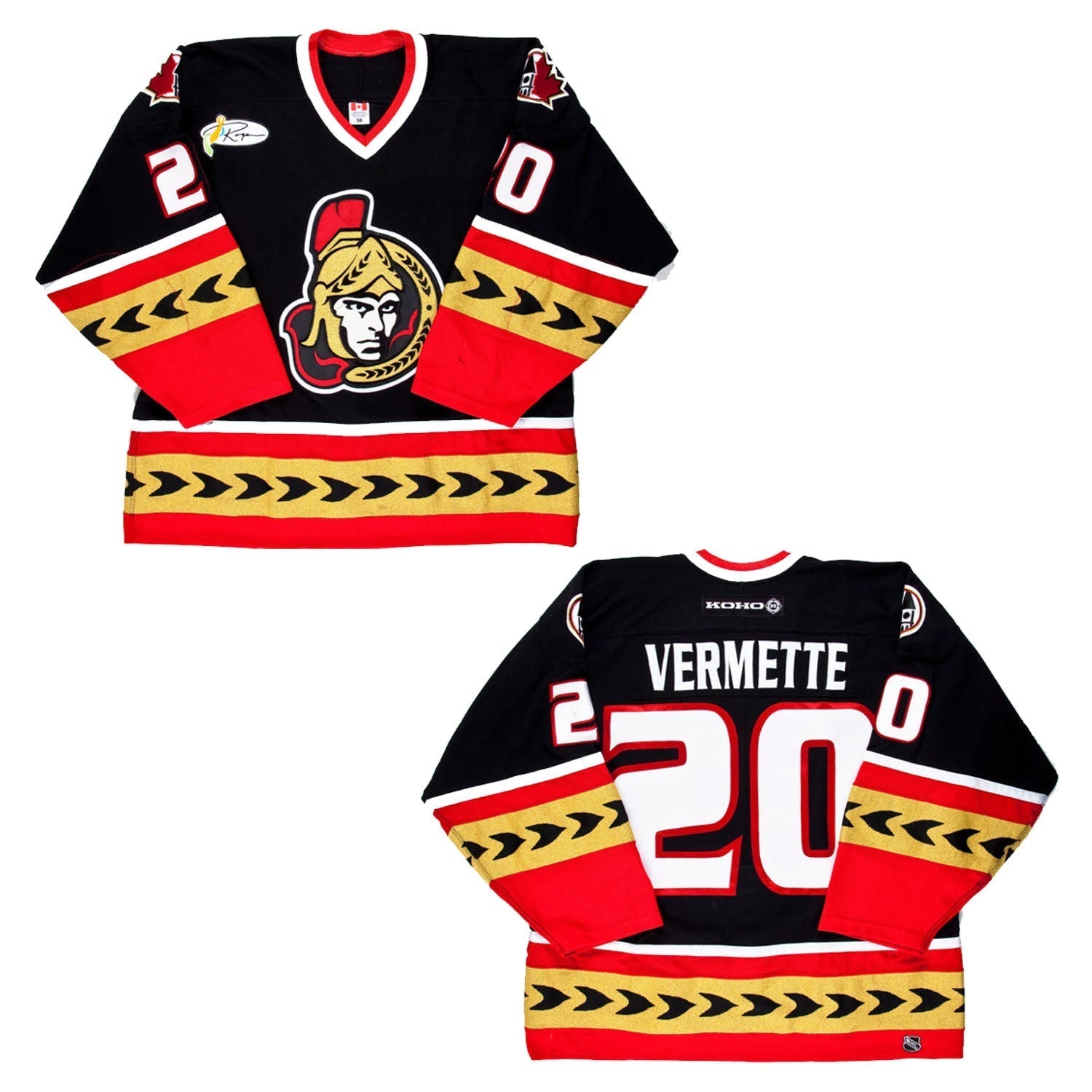 Antoine Vermette Ottawa Senators 20 Jersey