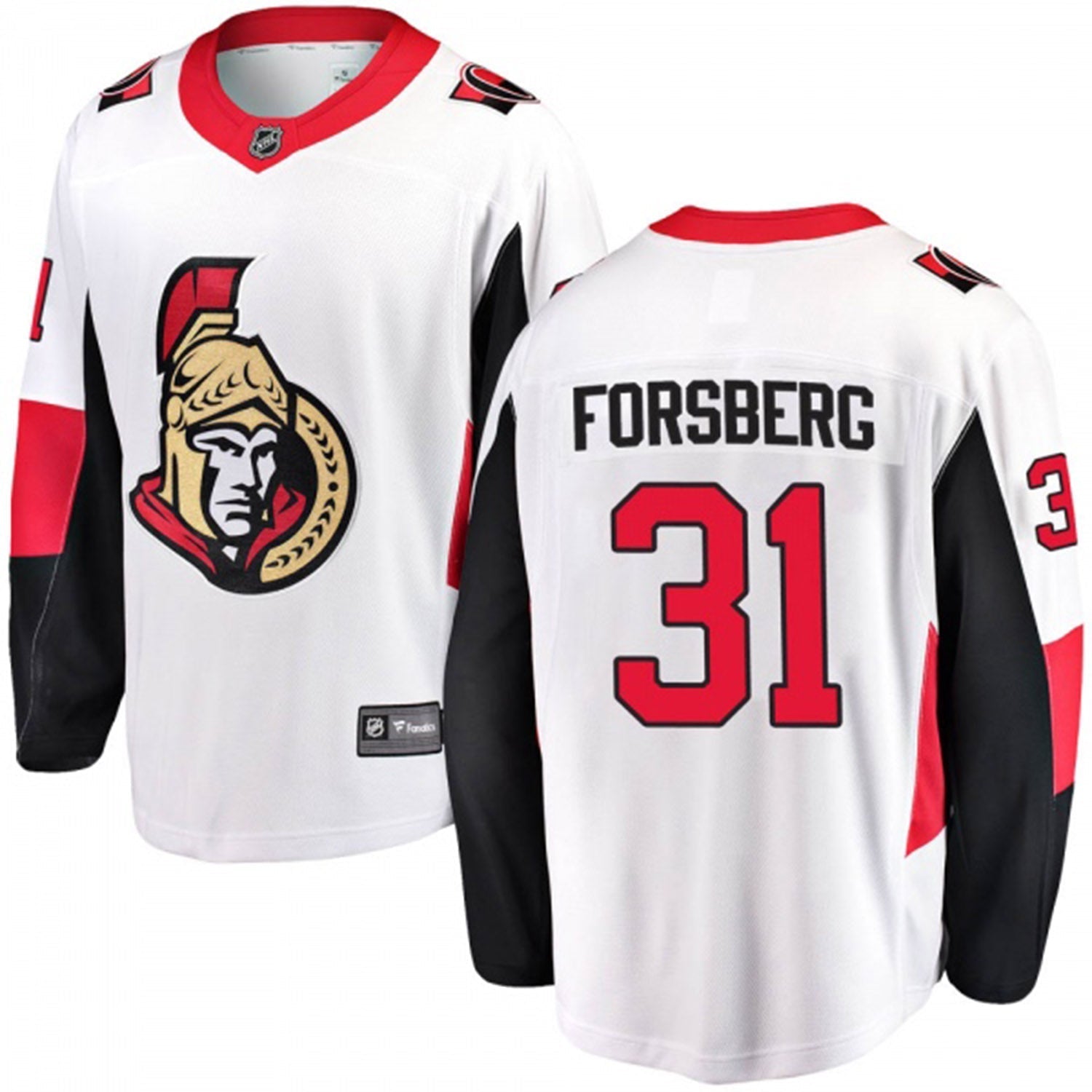 Anton Forsberg Chicago Blackhawks 31 Jersey