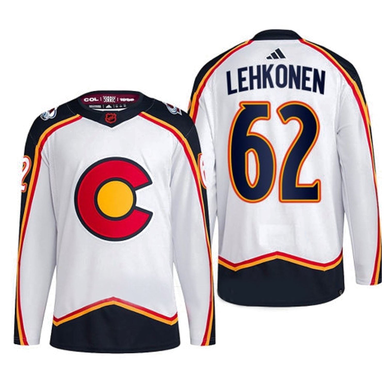 Artturi Lehkonen Colorado Avalanche 62 Jersey