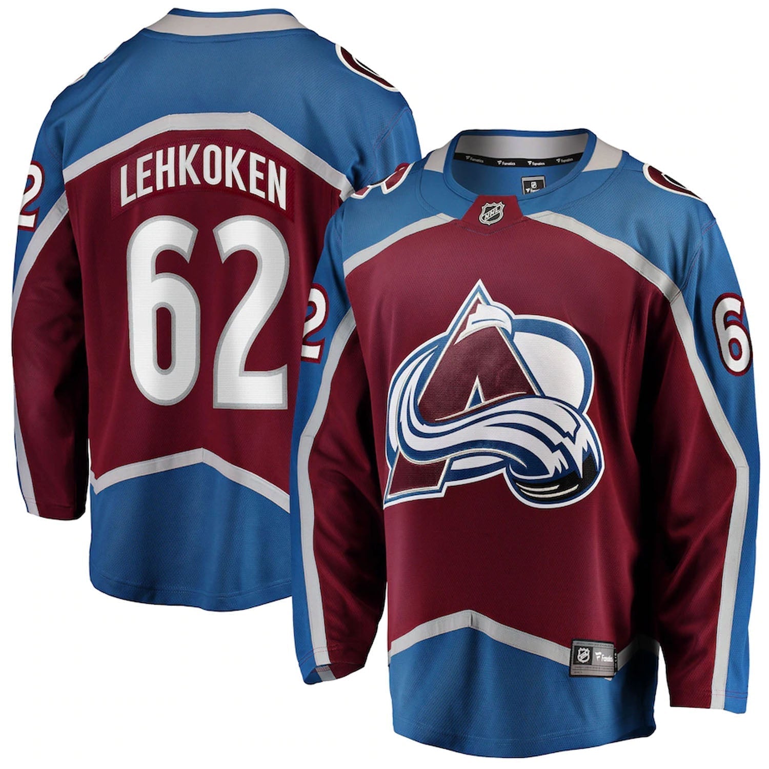 Artturi Lehkonen Colorado Avalanche 62 Jersey