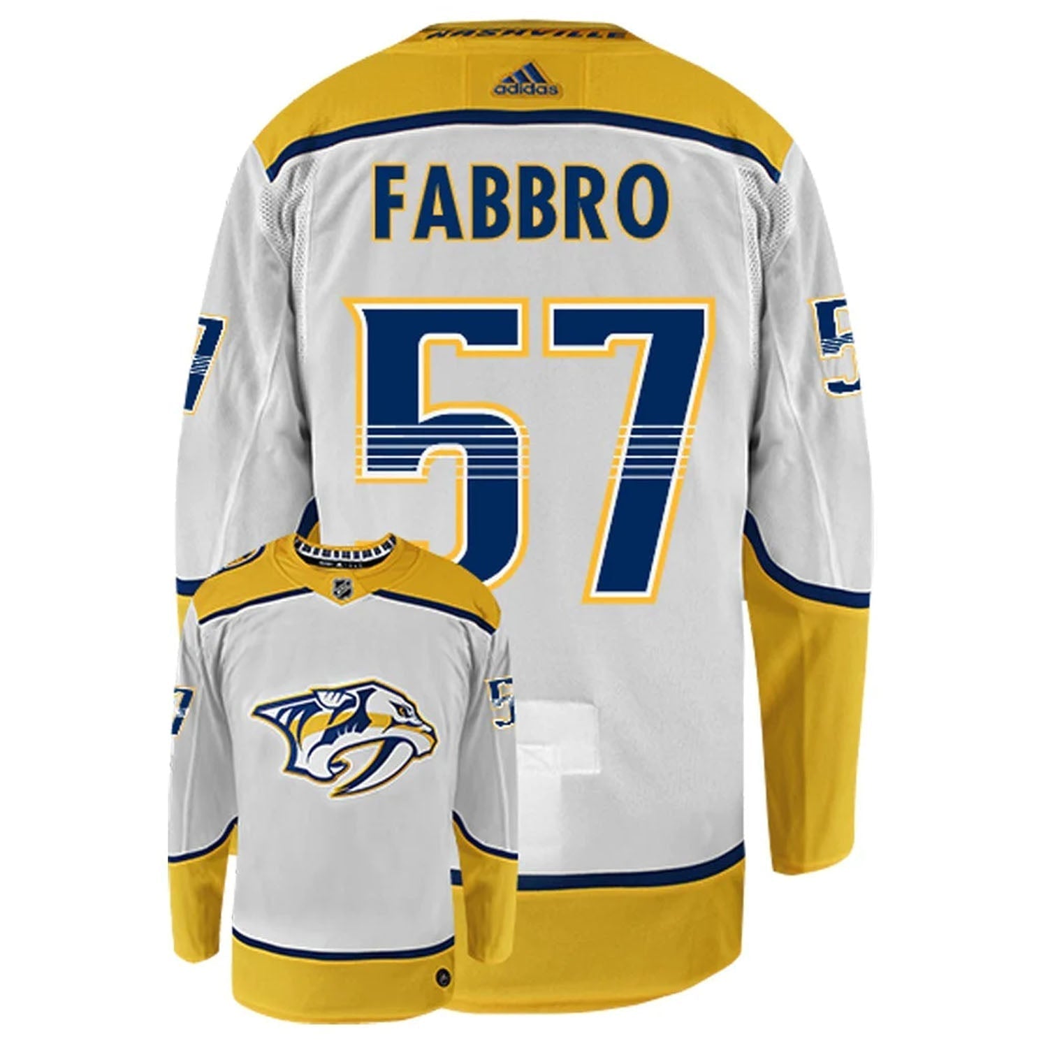 Dante Fabbro Nashville Predators 57 Jersey