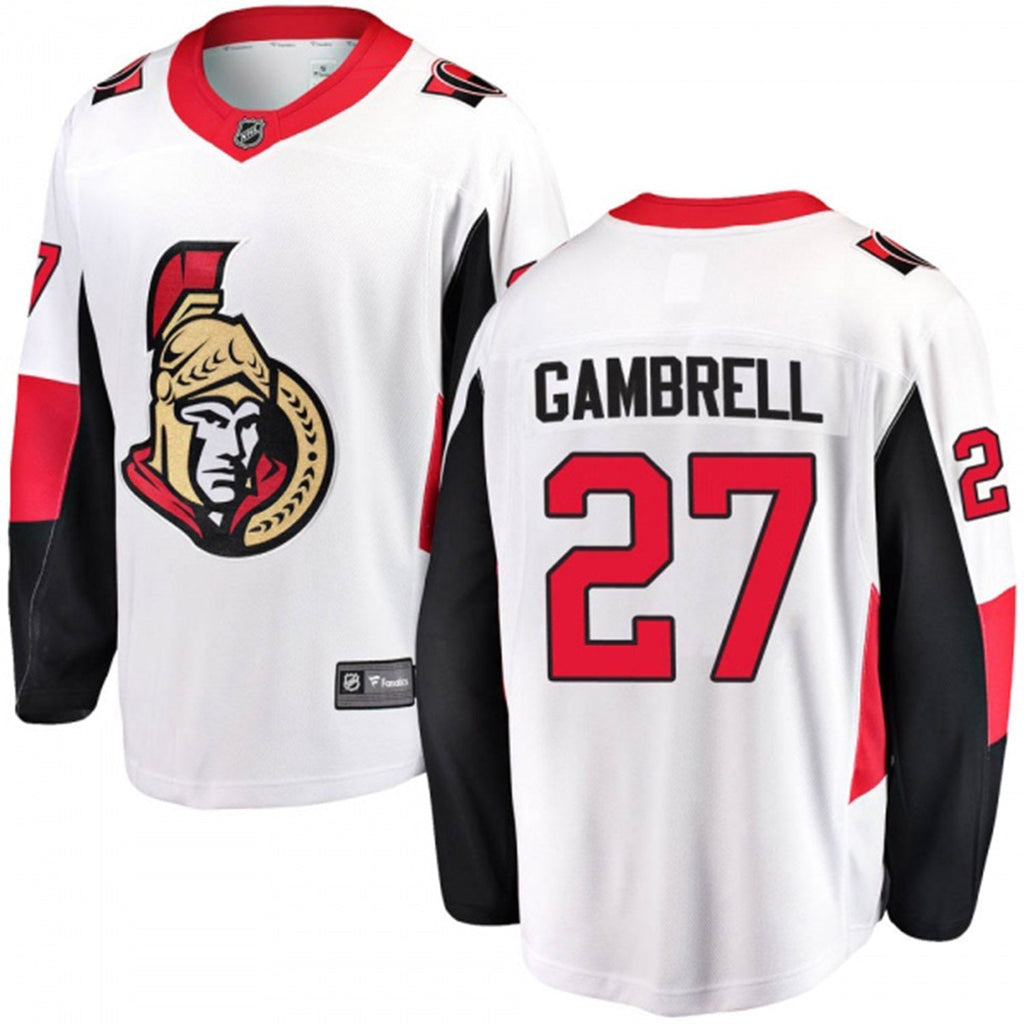 Dylan Gambrell Ottawa Senators 27 Jersey