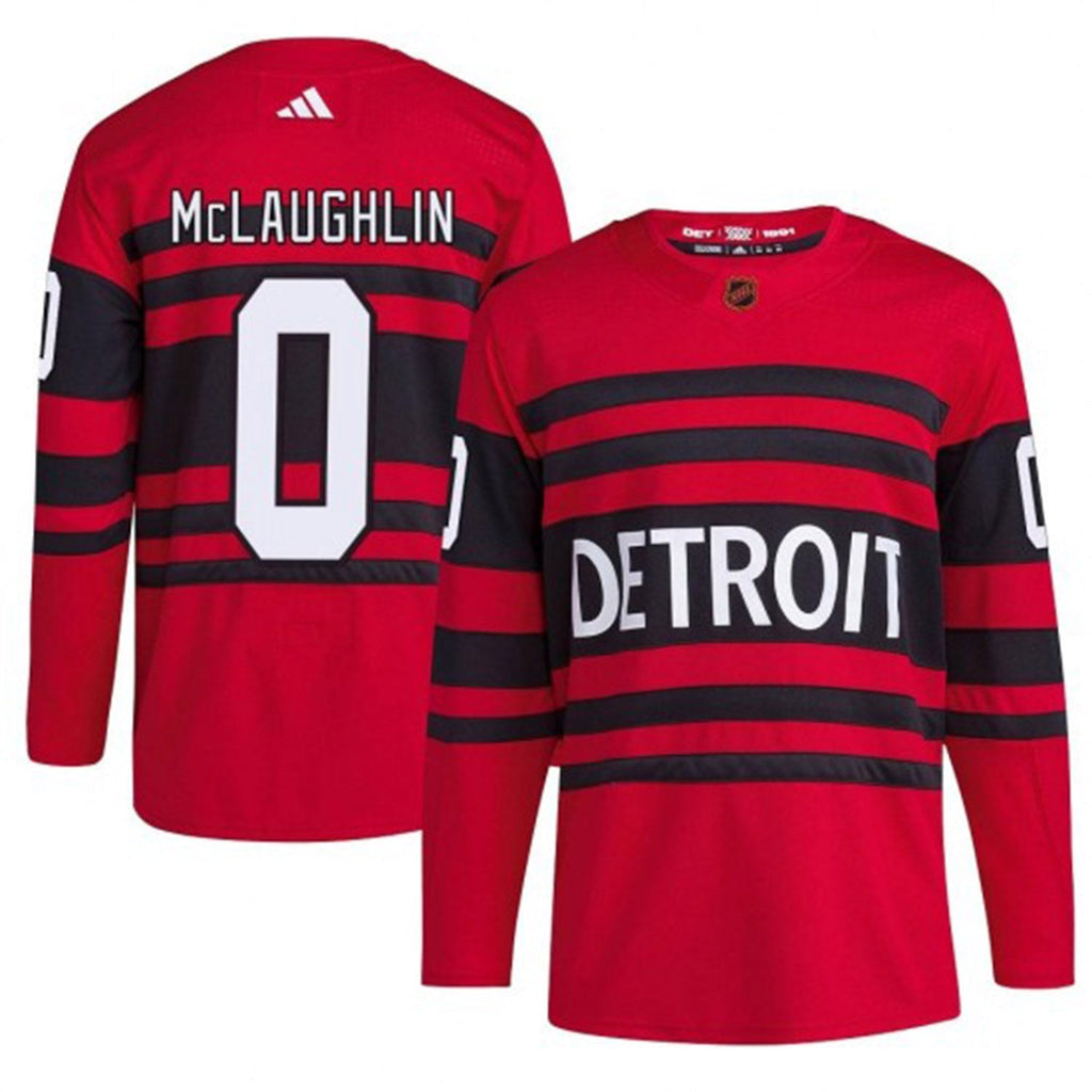 Dylan McLaughlin Detroit Red Wings 0 Jersey