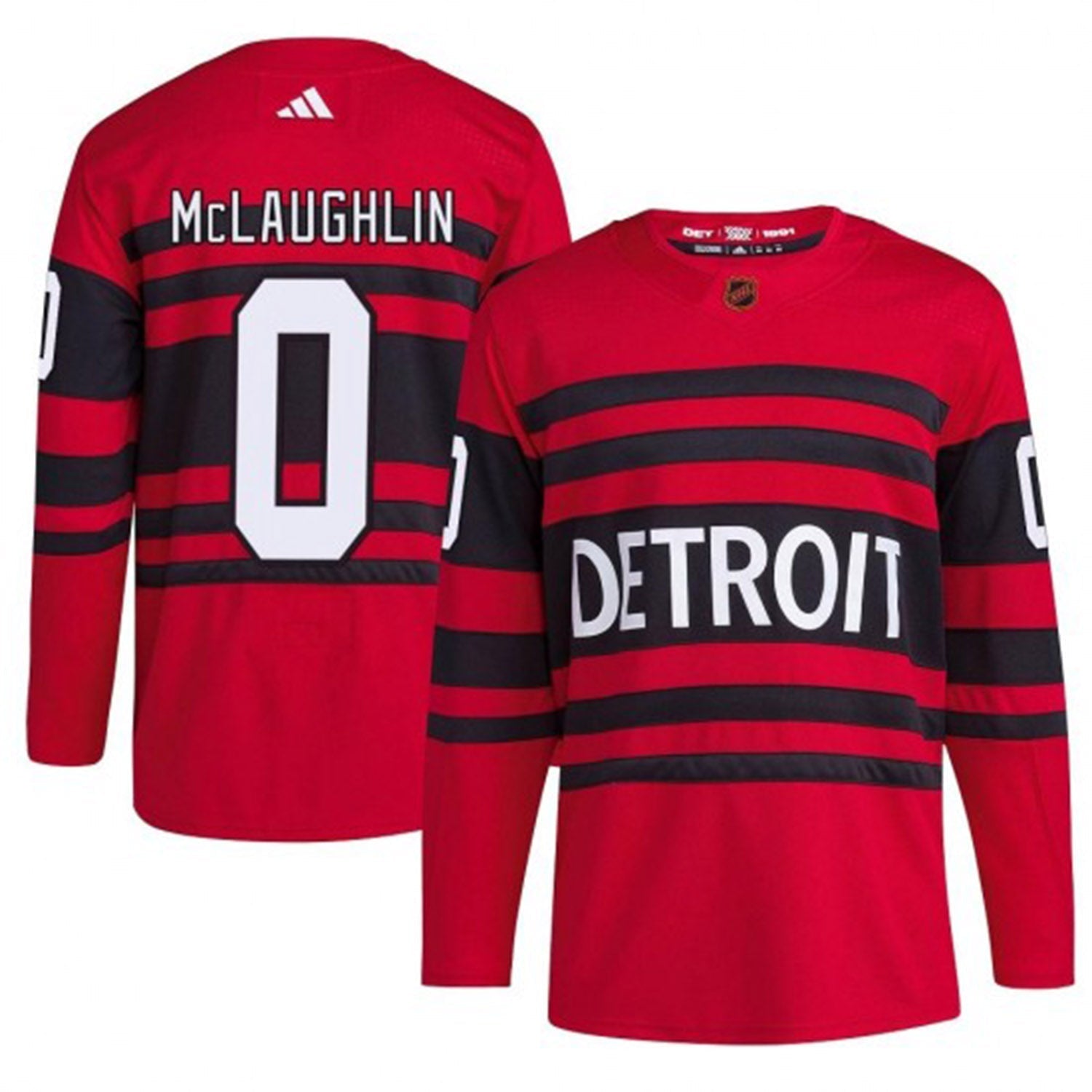Dylan McLaughlin Detroit Red Wings 0 Jersey