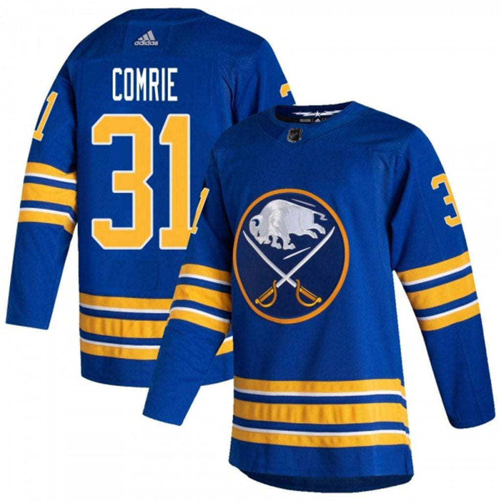 Eric Comrie Buffalo Sabres 31 Jersey