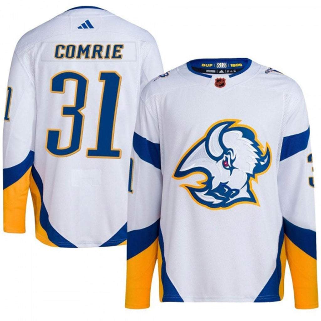 Eric Comrie Buffalo Sabres 31 Jersey