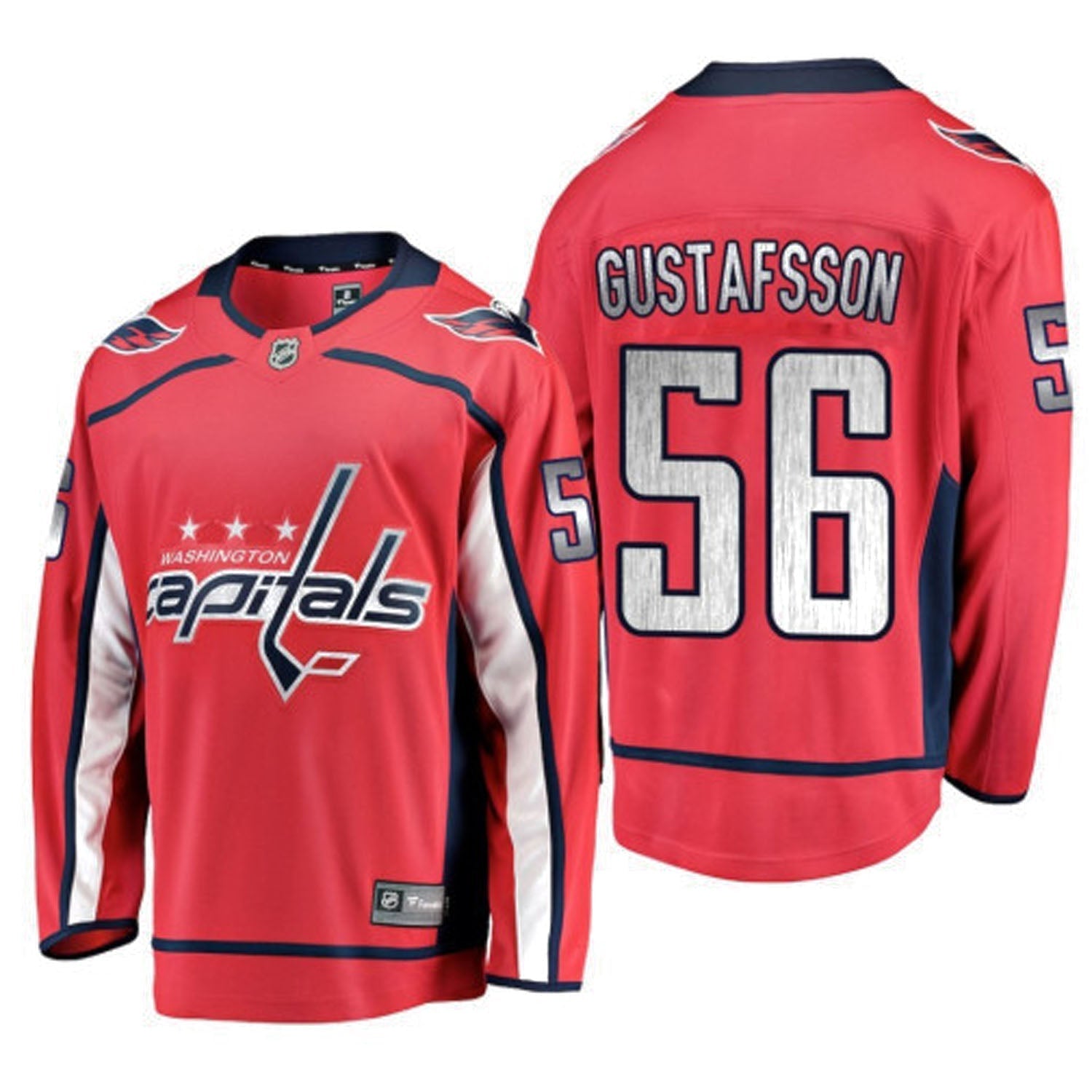 Erik Gustafsson Washington Capitals 56 Jersey