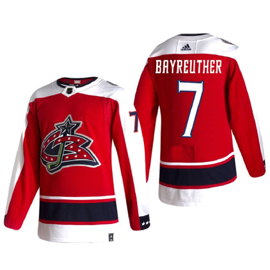 Gavin Bayreuther Columbus Blue Jackets 7 Jersey