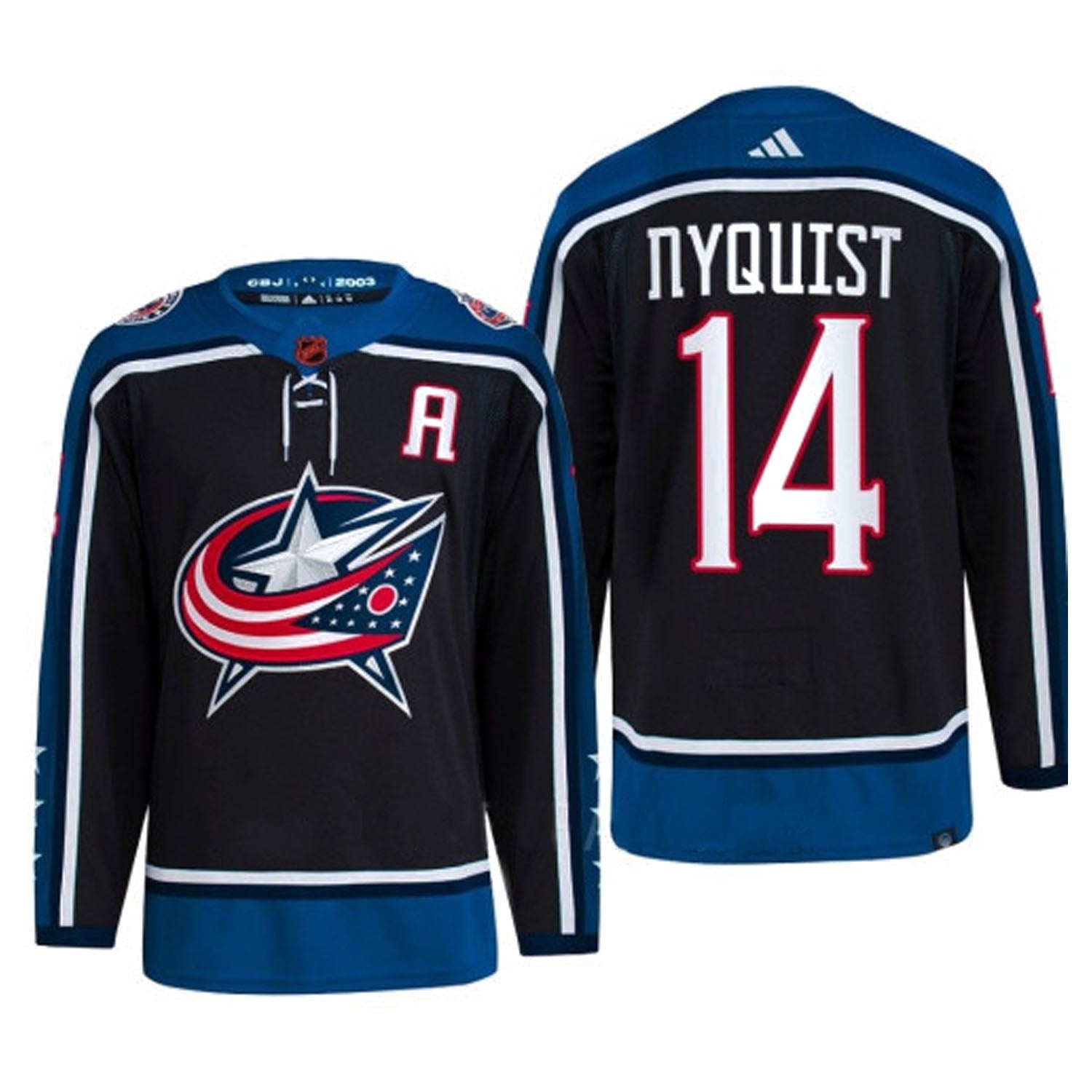 Gustav Nyquist Columbus Blue Jackets 14 Jersey