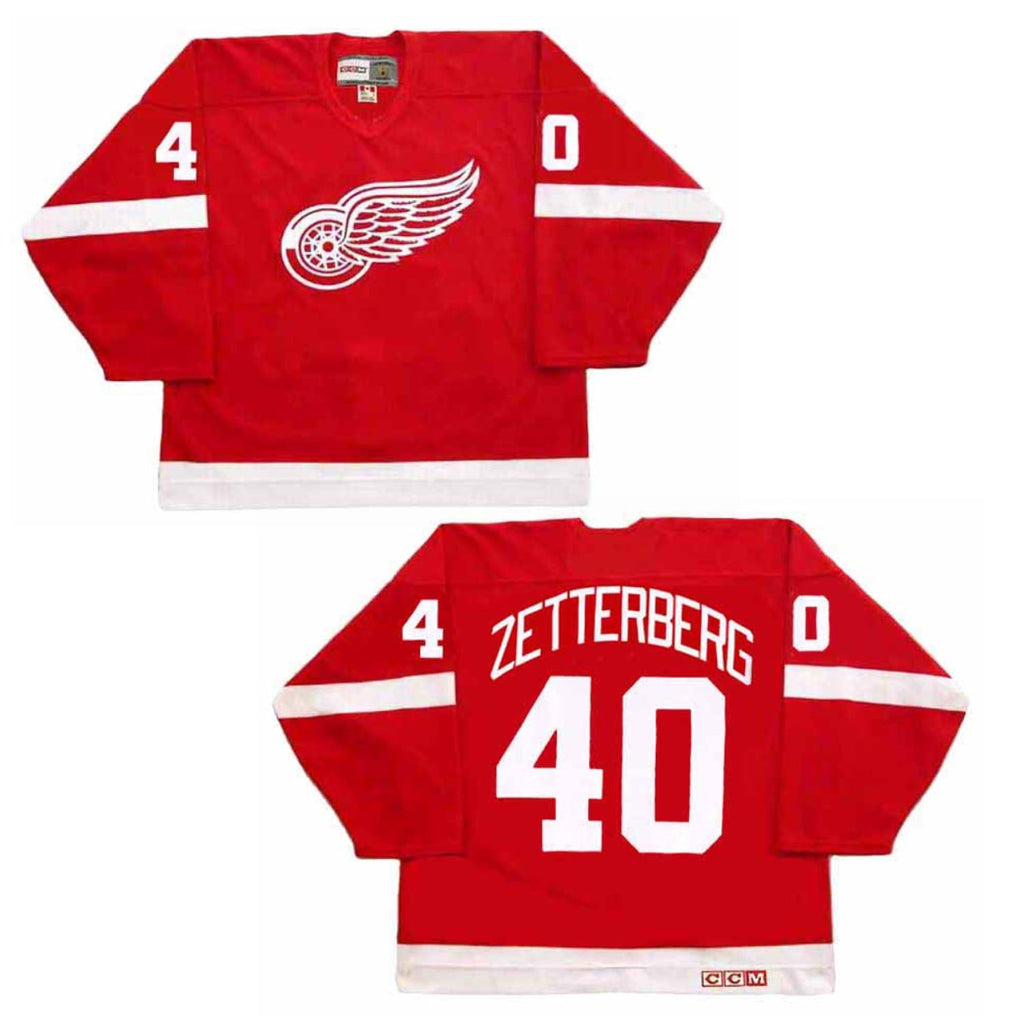 Henrik Zetterberg Detroit Red Wings 40 Jersey