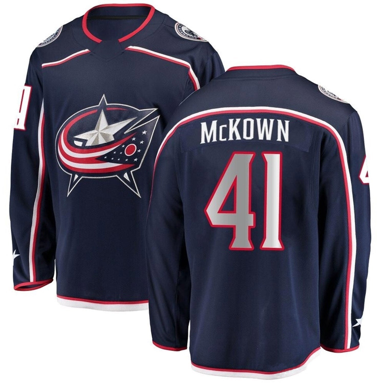 Hunter McKown Columbus Blue Jackets 41 Jersey