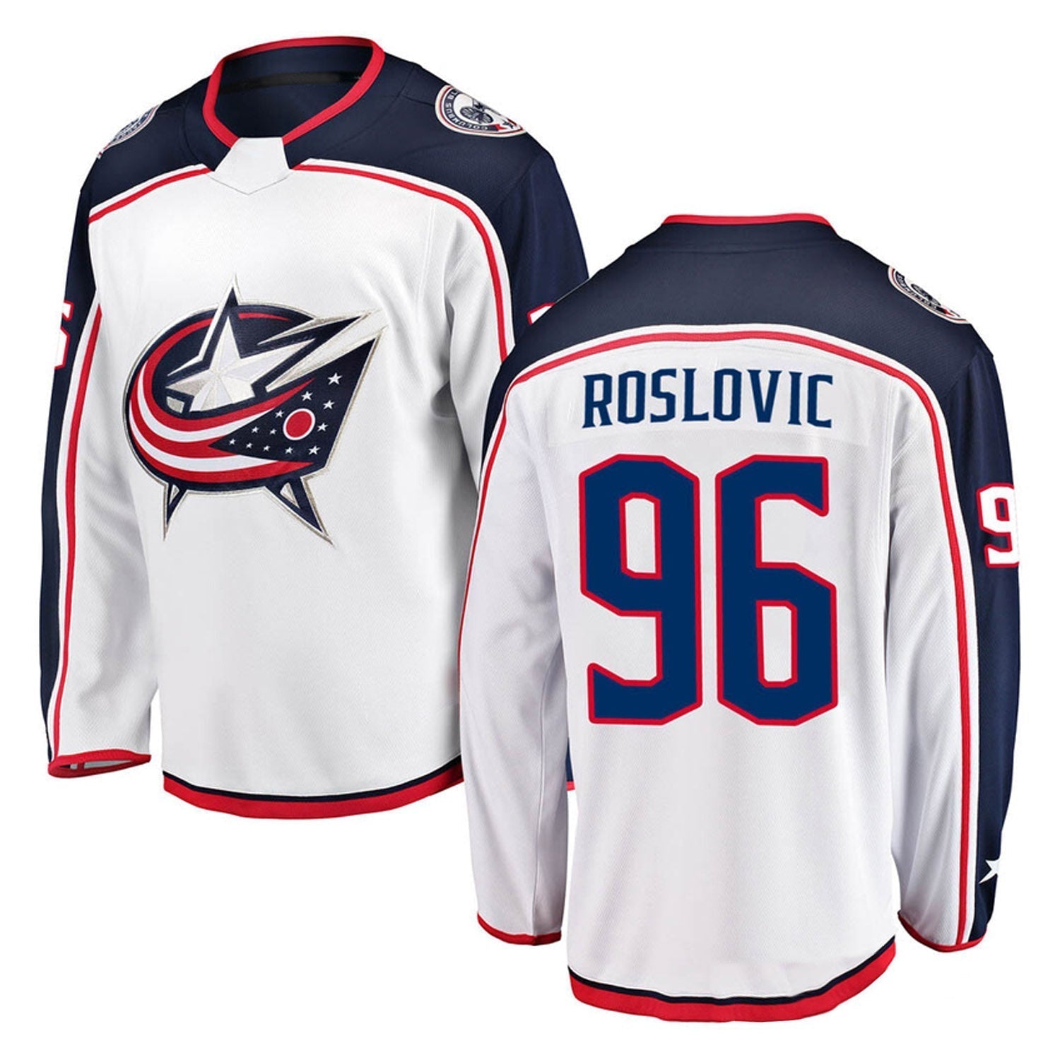 Jack Roslovic Columbus Blue Jackets 96 Jersey