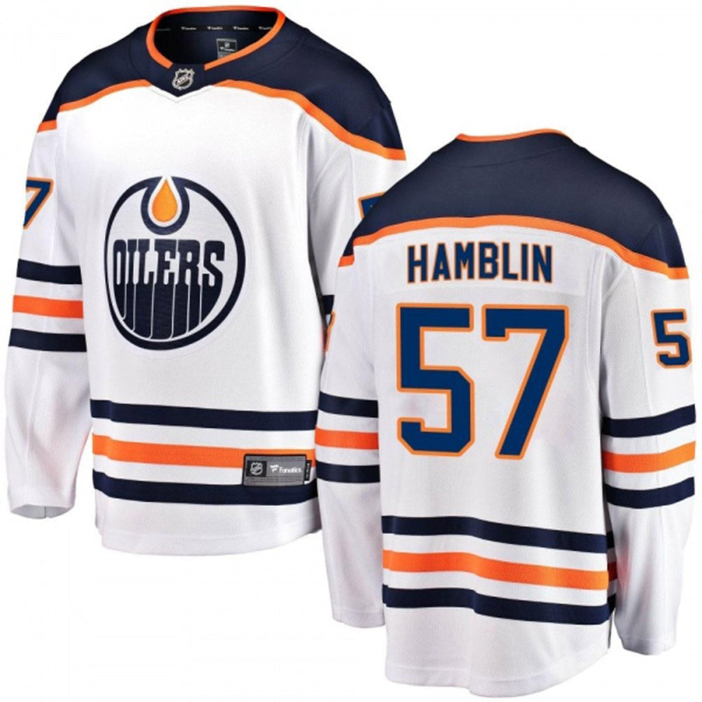 James Hamblin Edmonton Oilers 57 Jersey