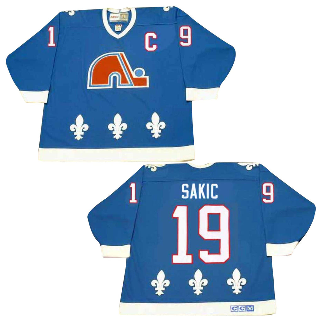Joe Sakic Quebec Nordiques 19 Jersey