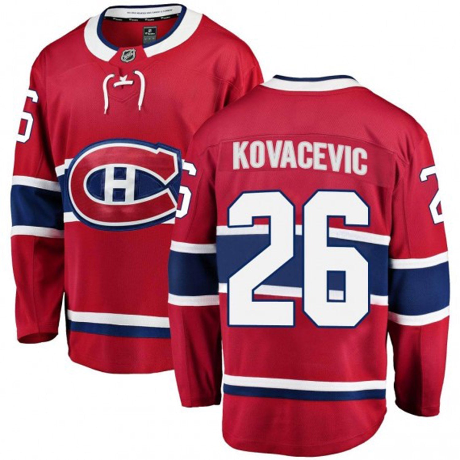 Johnathan Kovacevic Montreal Canadiens 26 Jersey