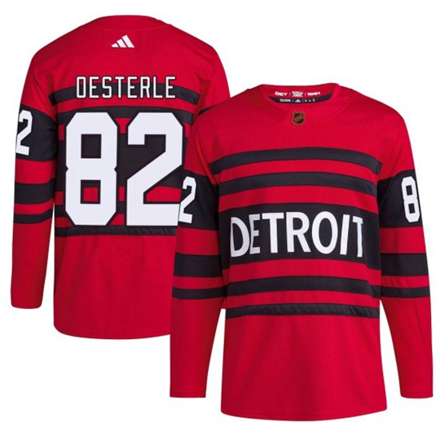 Jordan Oesterle Detroit Red Wings 82 Jersey
