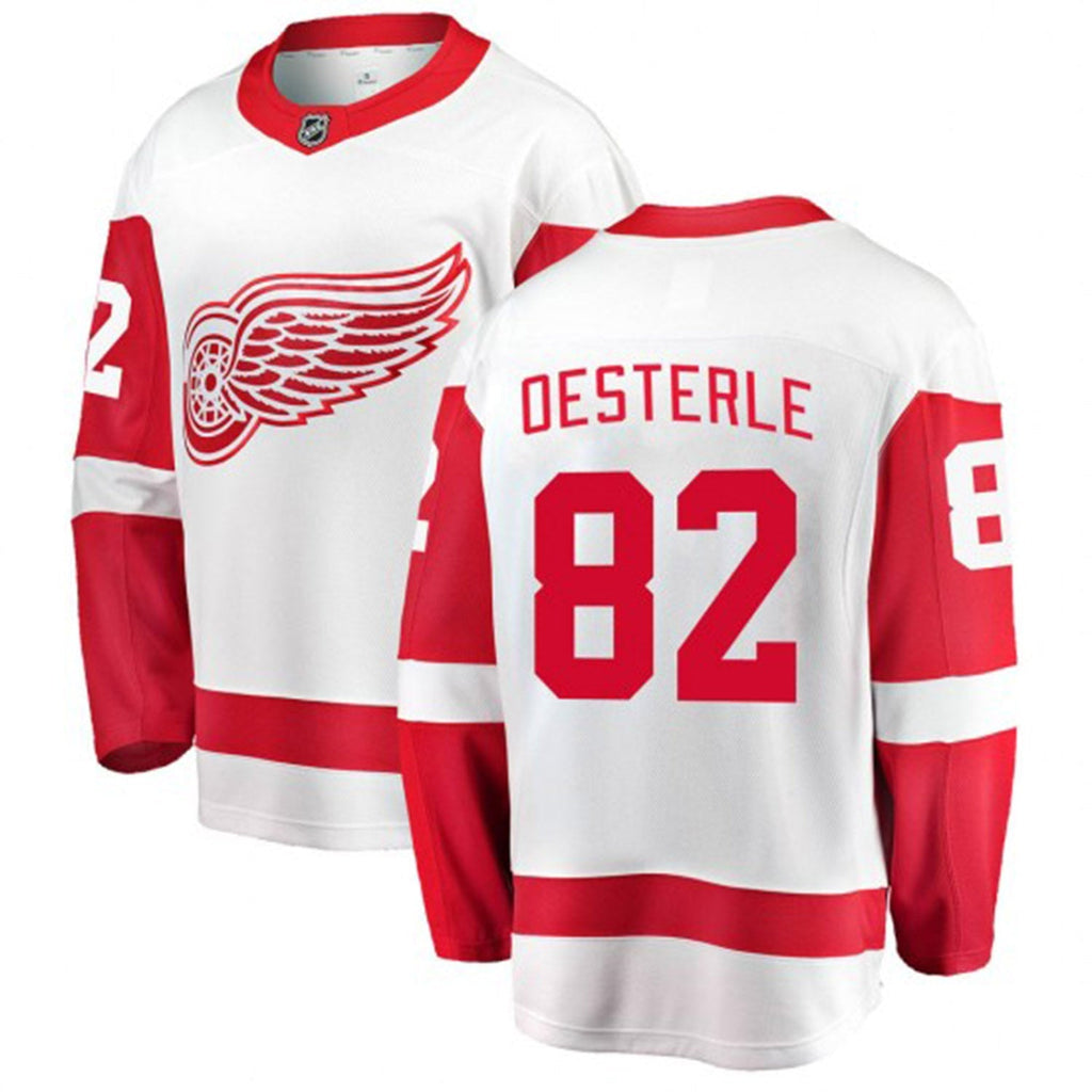 Jordan Oesterle Detroit Red Wings 82 Jersey