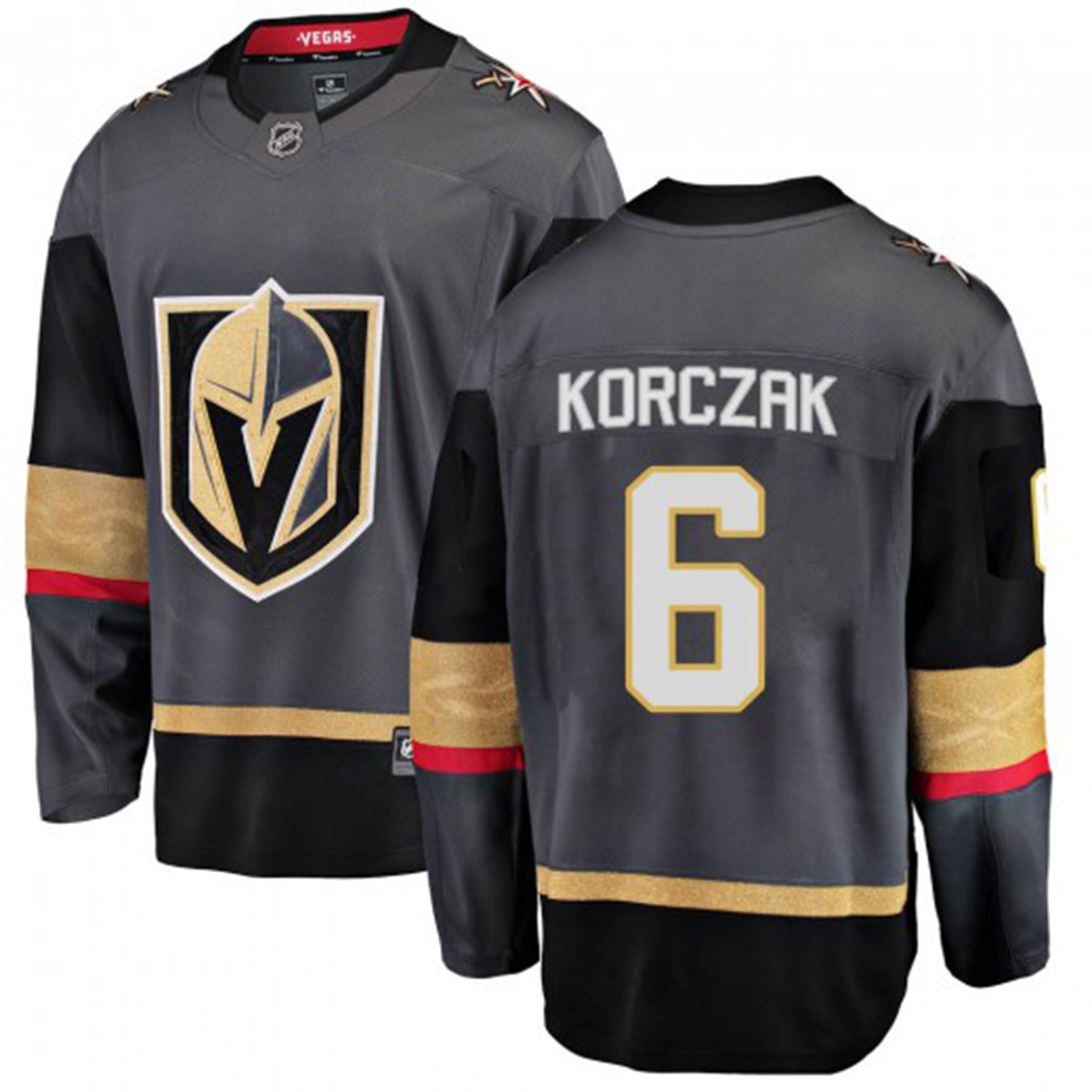 Kaedan Korczak Vegas Golden Knights 6 Jersey