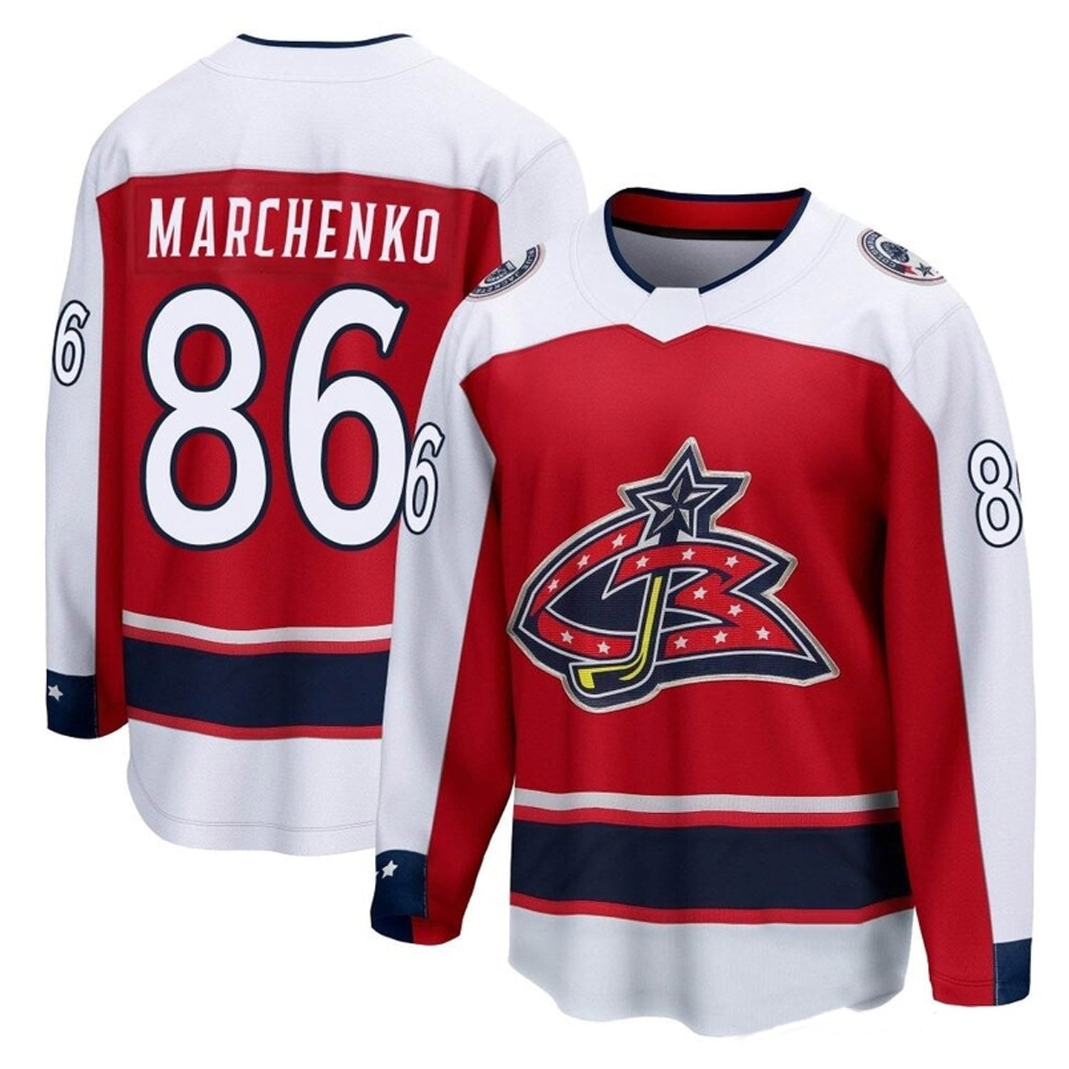 Kirill Marchenko Columbus Blue Jackets 86 Jersey