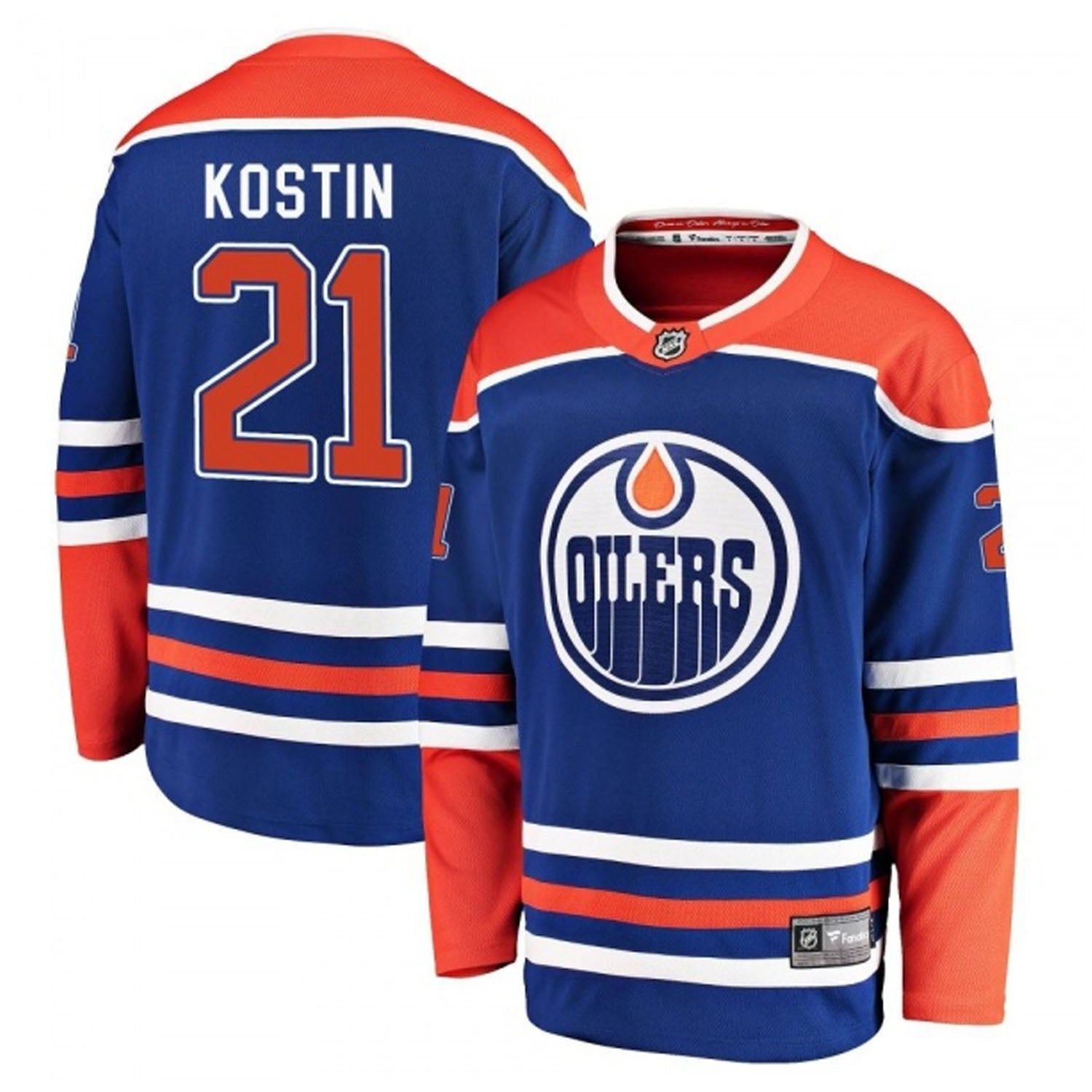 Klim Kostin Edmonton Oilers 21 Jersey