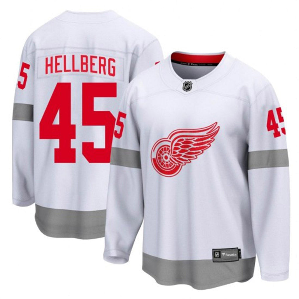 Magnus Hellberg Detroit Red Wings 45 Jersey