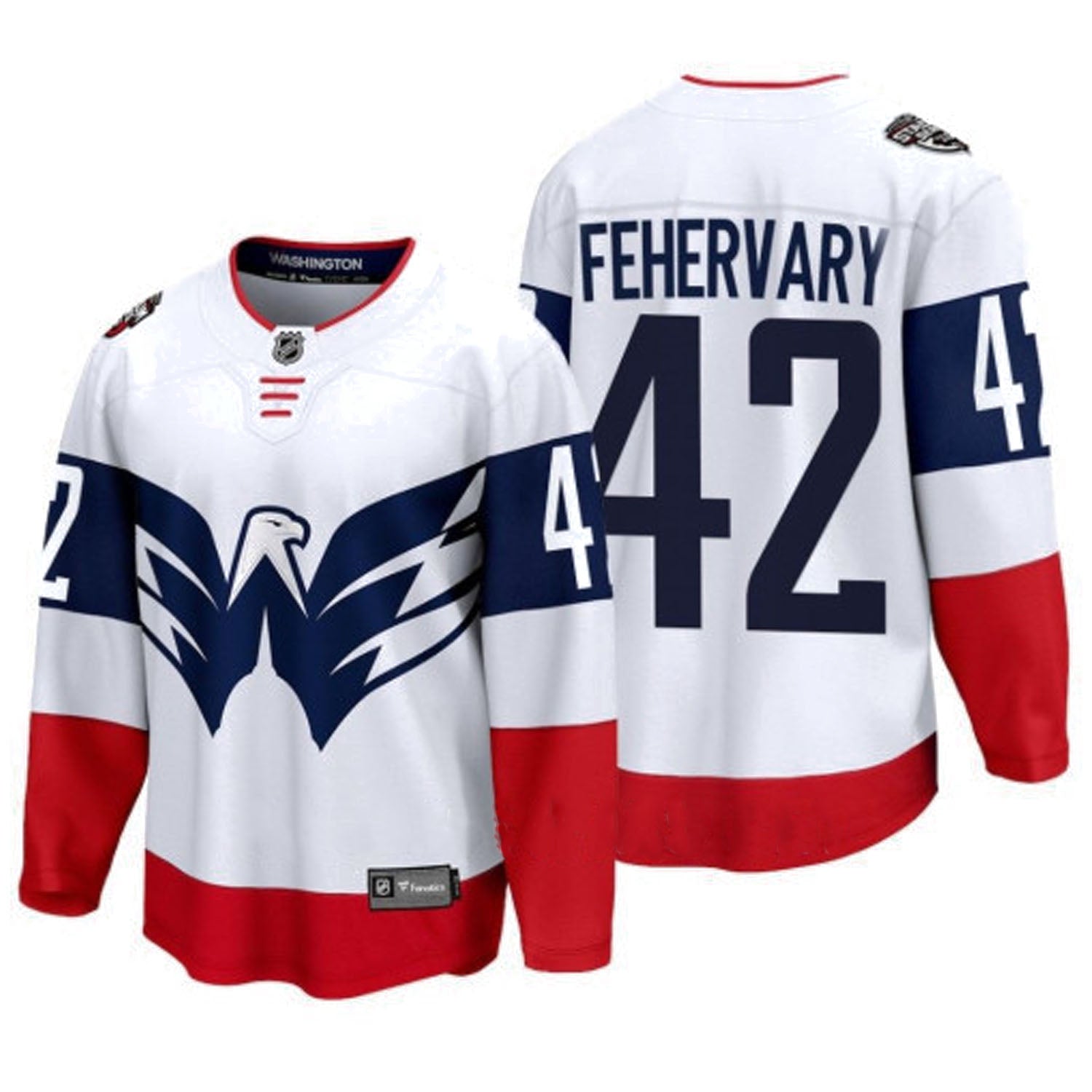 Martin Fehervary Washington Capitals 42 Jersey