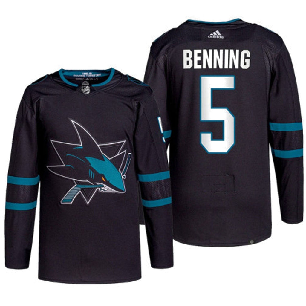 Matt Benning San Jose Sharks 5 Jersey