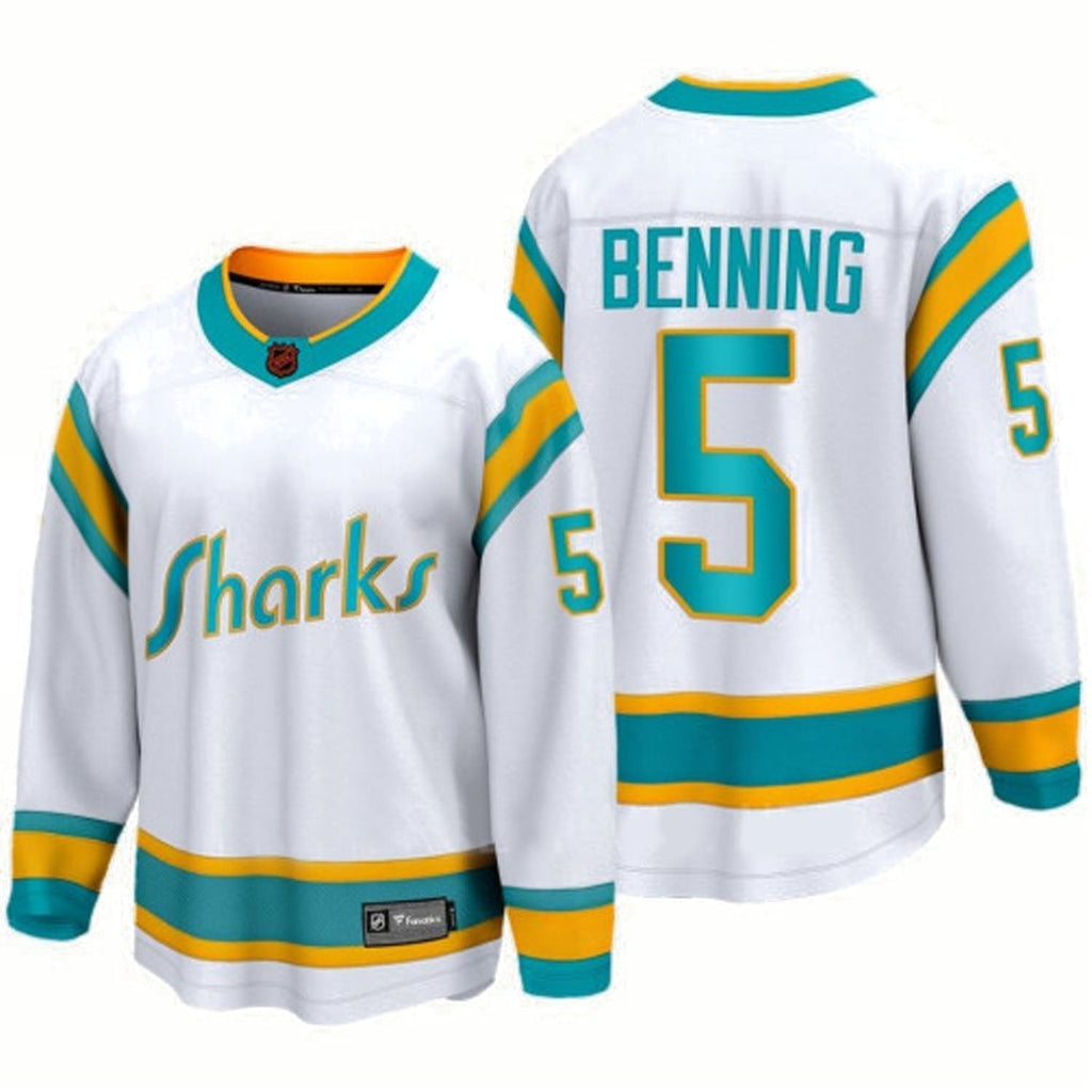 Matt Benning San Jose Sharks 5 Jersey