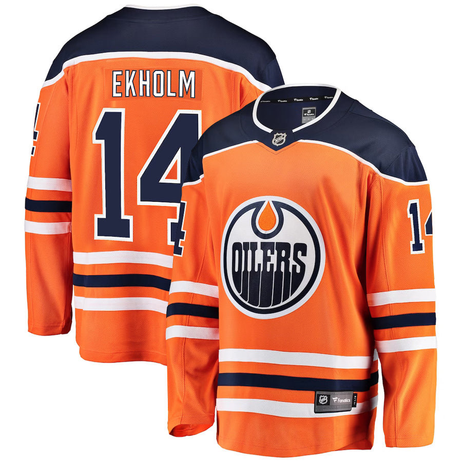 Mattias Ekholm Edmonton Oilers 14 Jersey