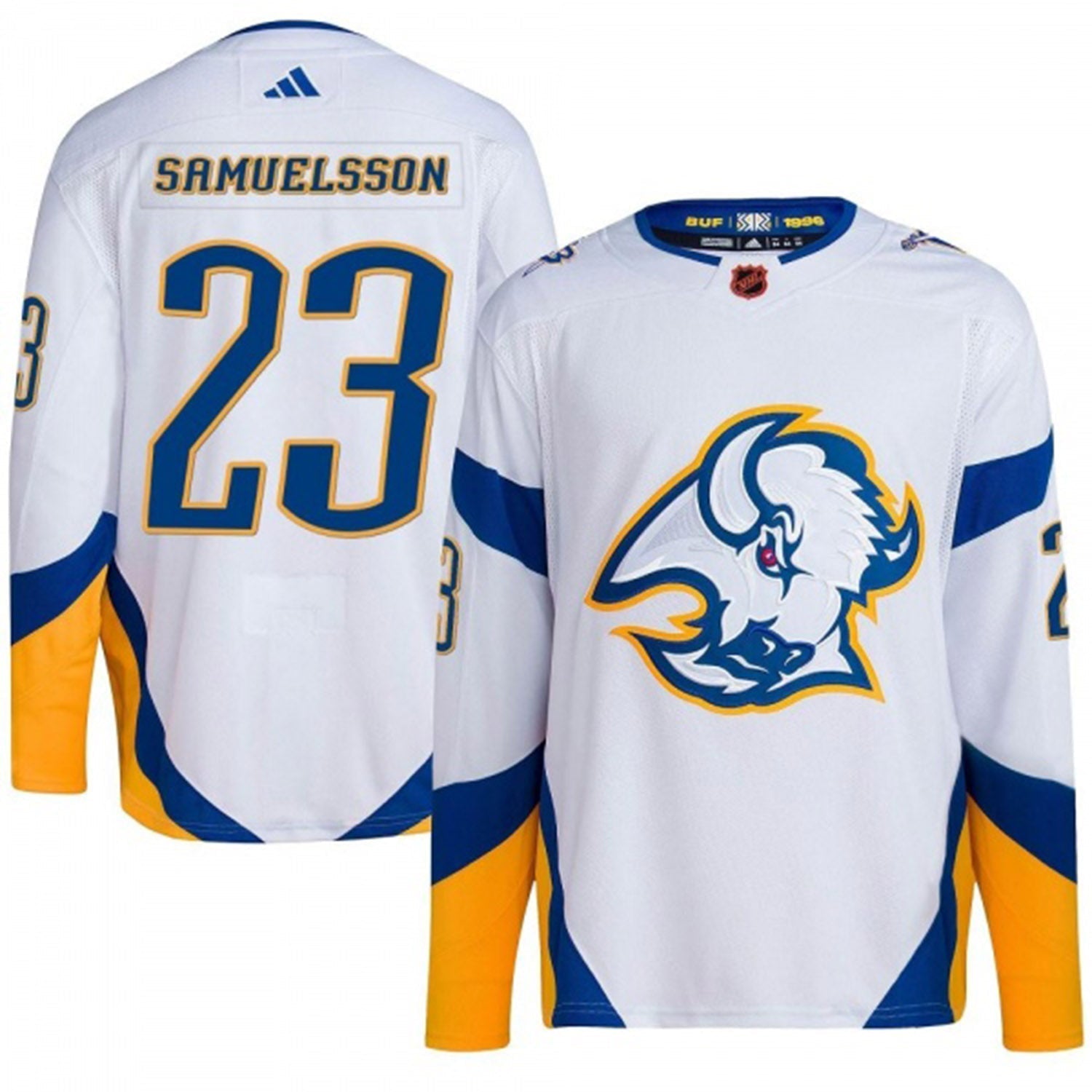 Mattias Samuelsson Buffalo Sabres 43 Jersey