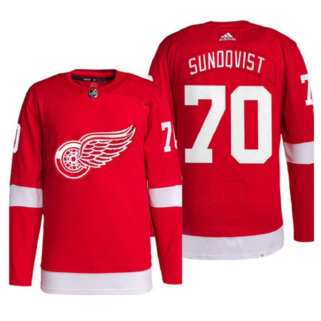 Oskar Sundqvist Detroit Red Wings 70 Jersey