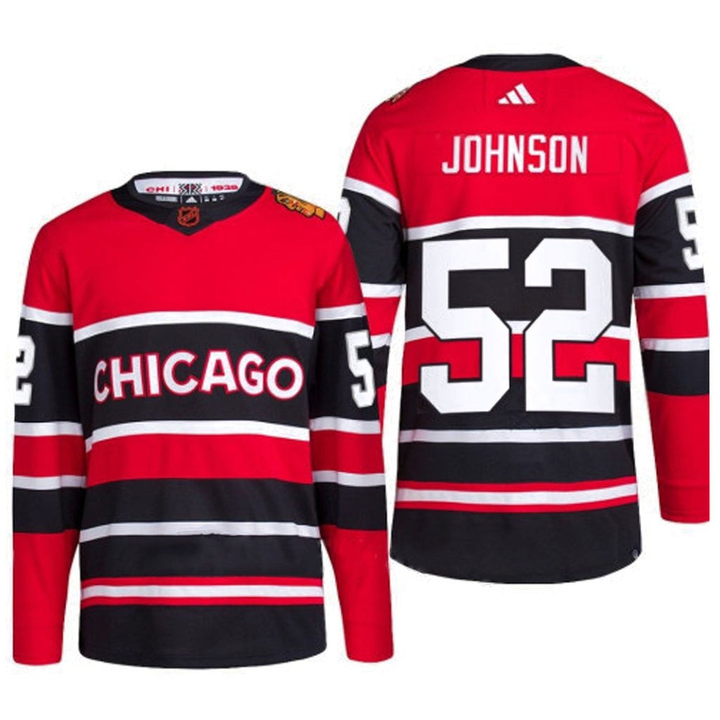 Reese Johnson Chicago Blackhawks 52 Jersey