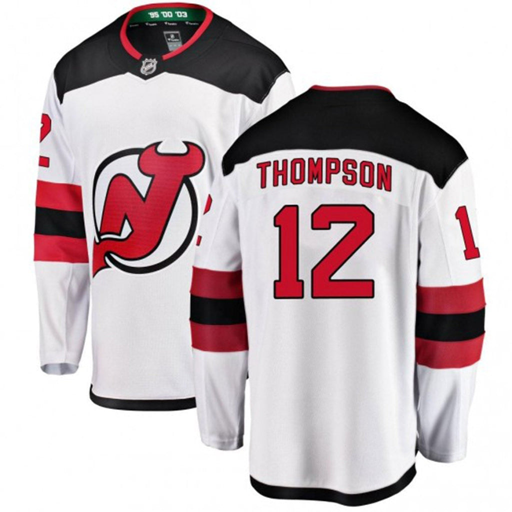 Tyce Thompson New Jersey Devils 12 Jersey