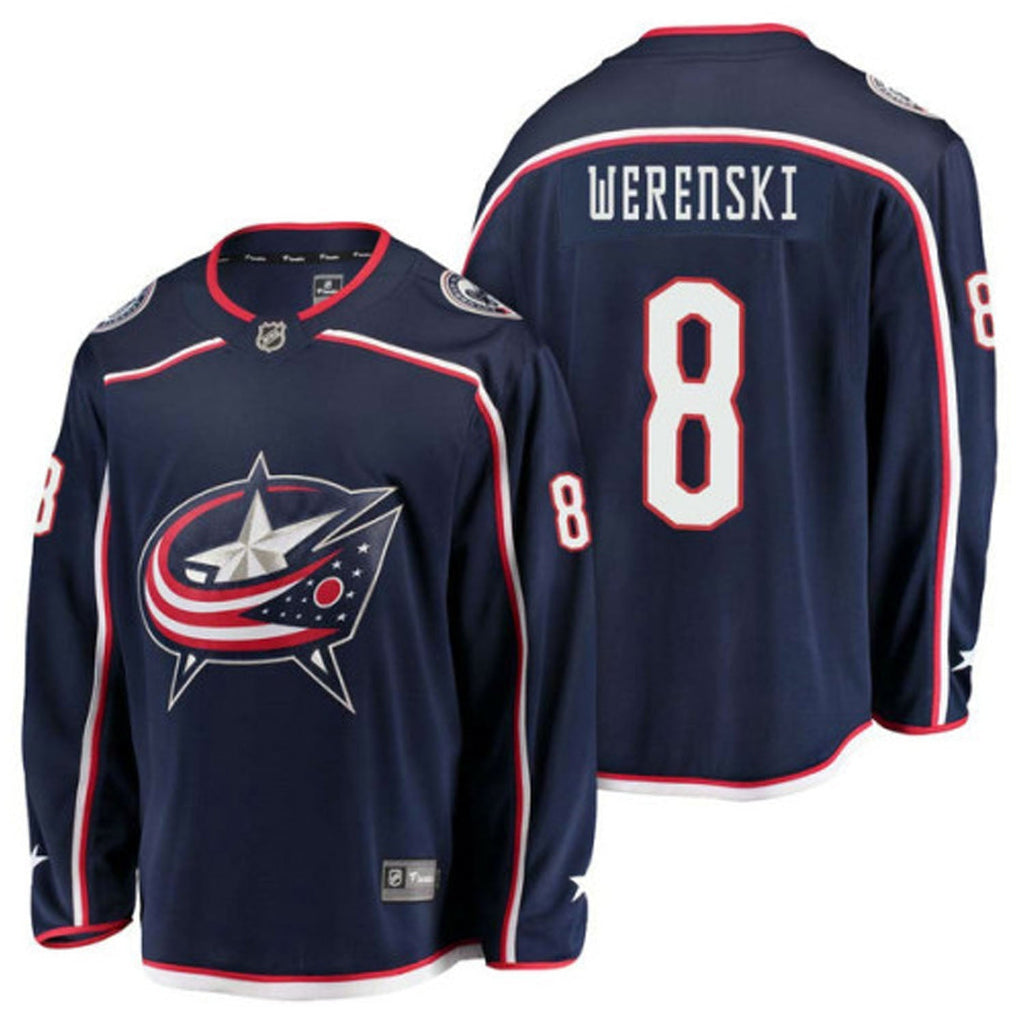 Zach Werenski Columbus Blue Jackets 8 Jersey