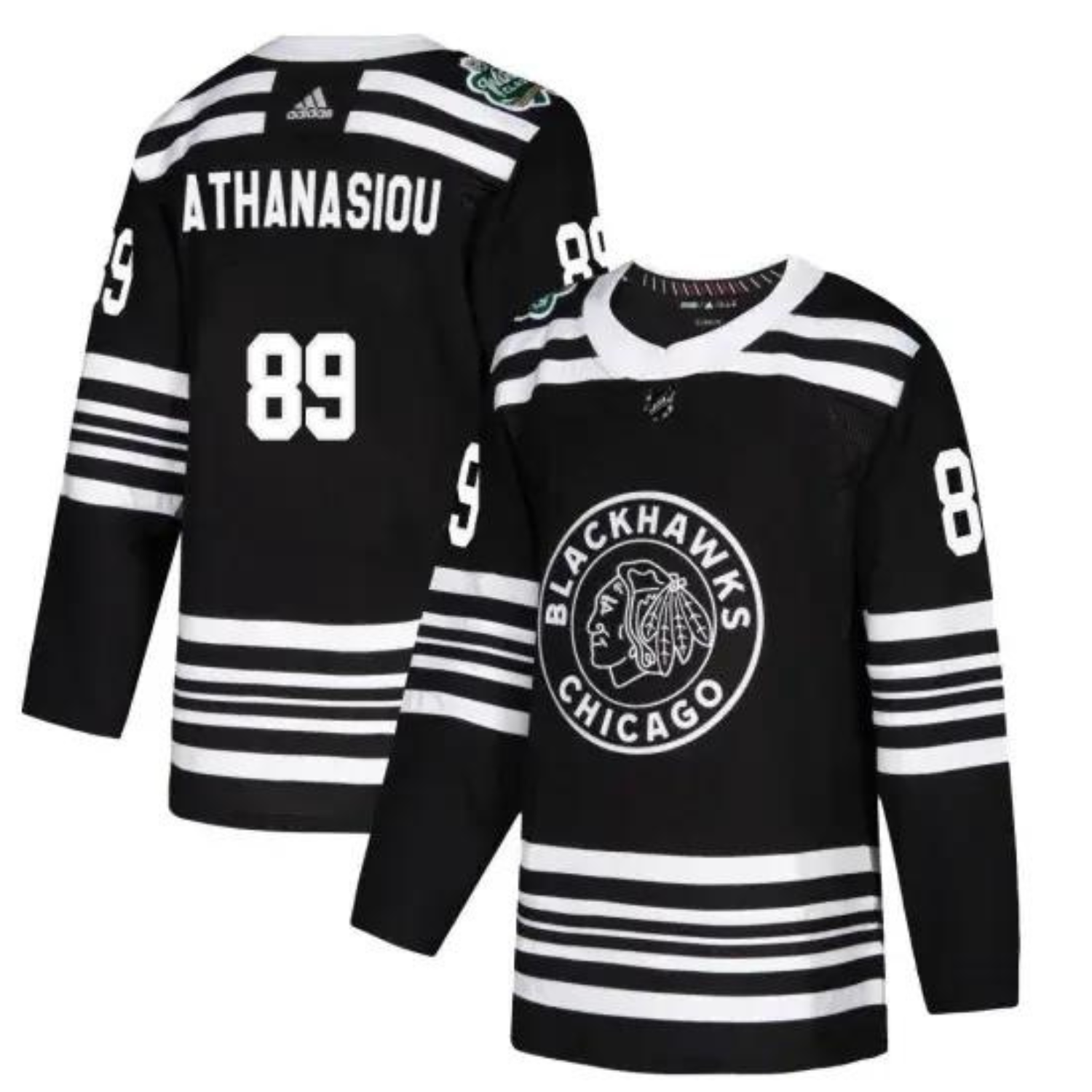 Andreas Athanasiou Chicago Blackhawks 89 Jersey