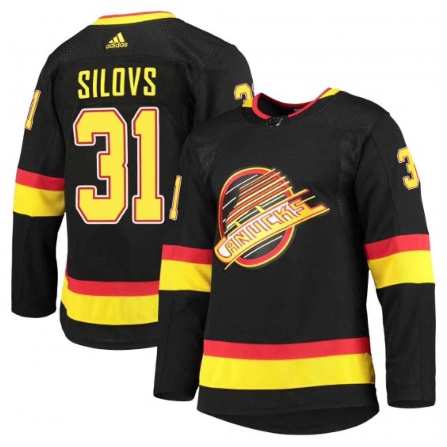 Arturs Silovs Vancouver Canucks 31 Jersey