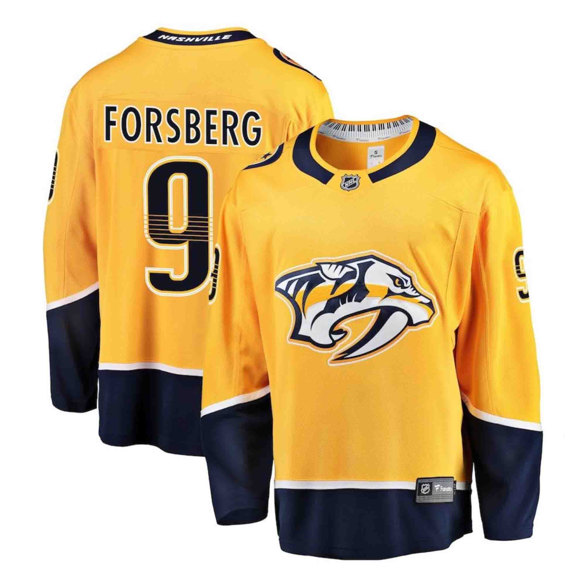 Filip Forsberg Nashville Predators 9 Jersey