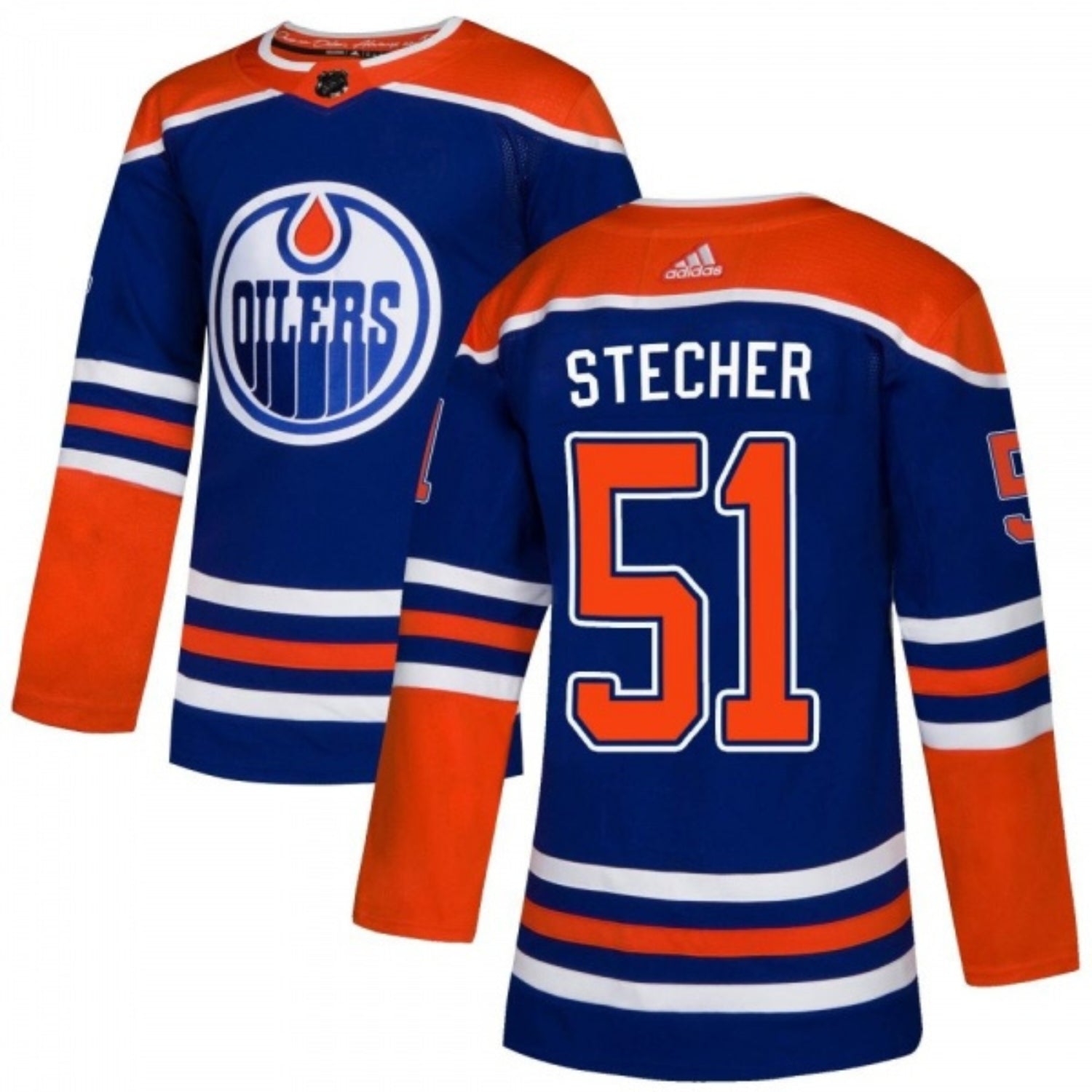 Troy Stecher Edmonton Oilers 51 Jersey