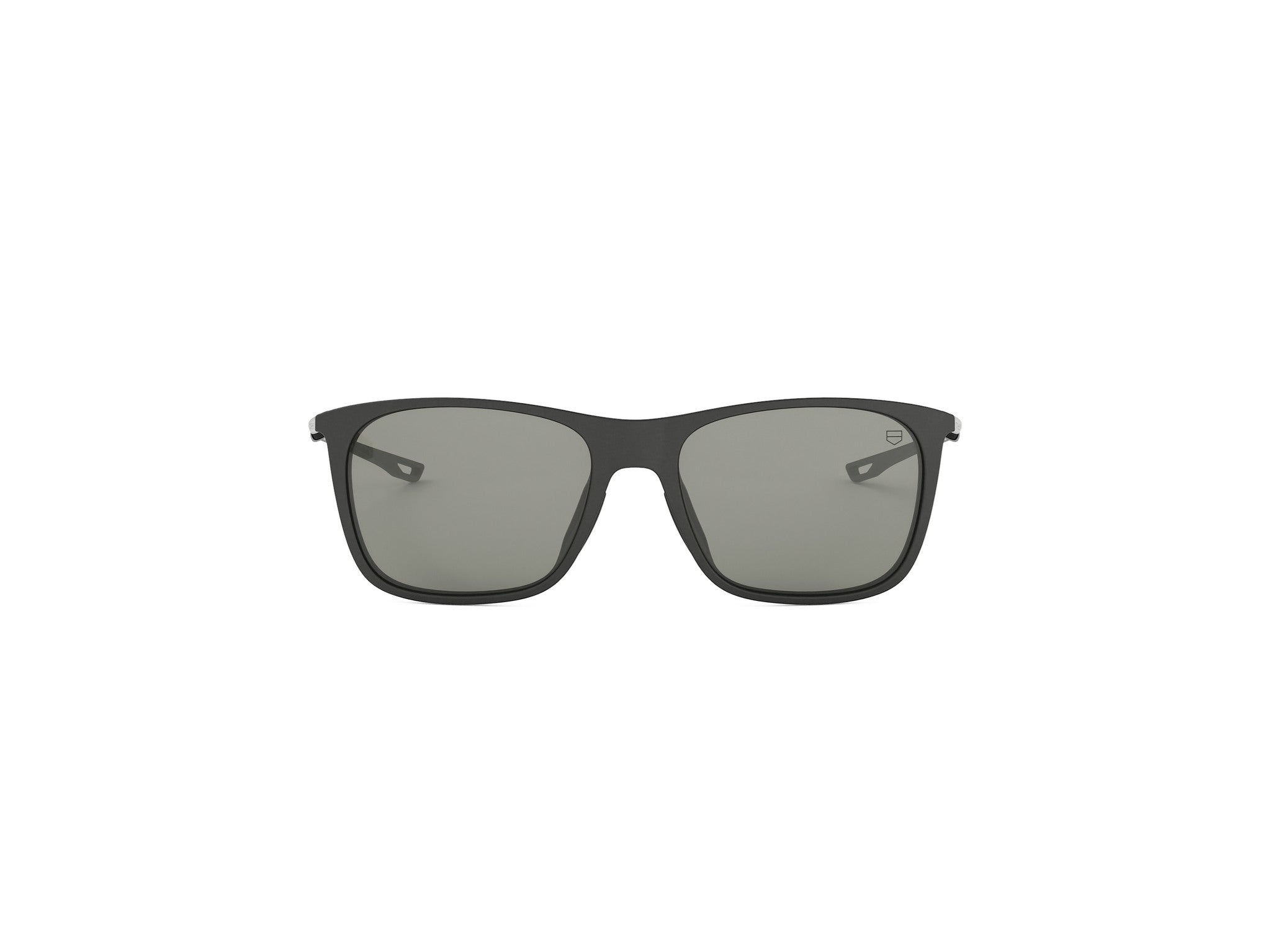 Ultramatte Black Rectangular Injected Sunglasses