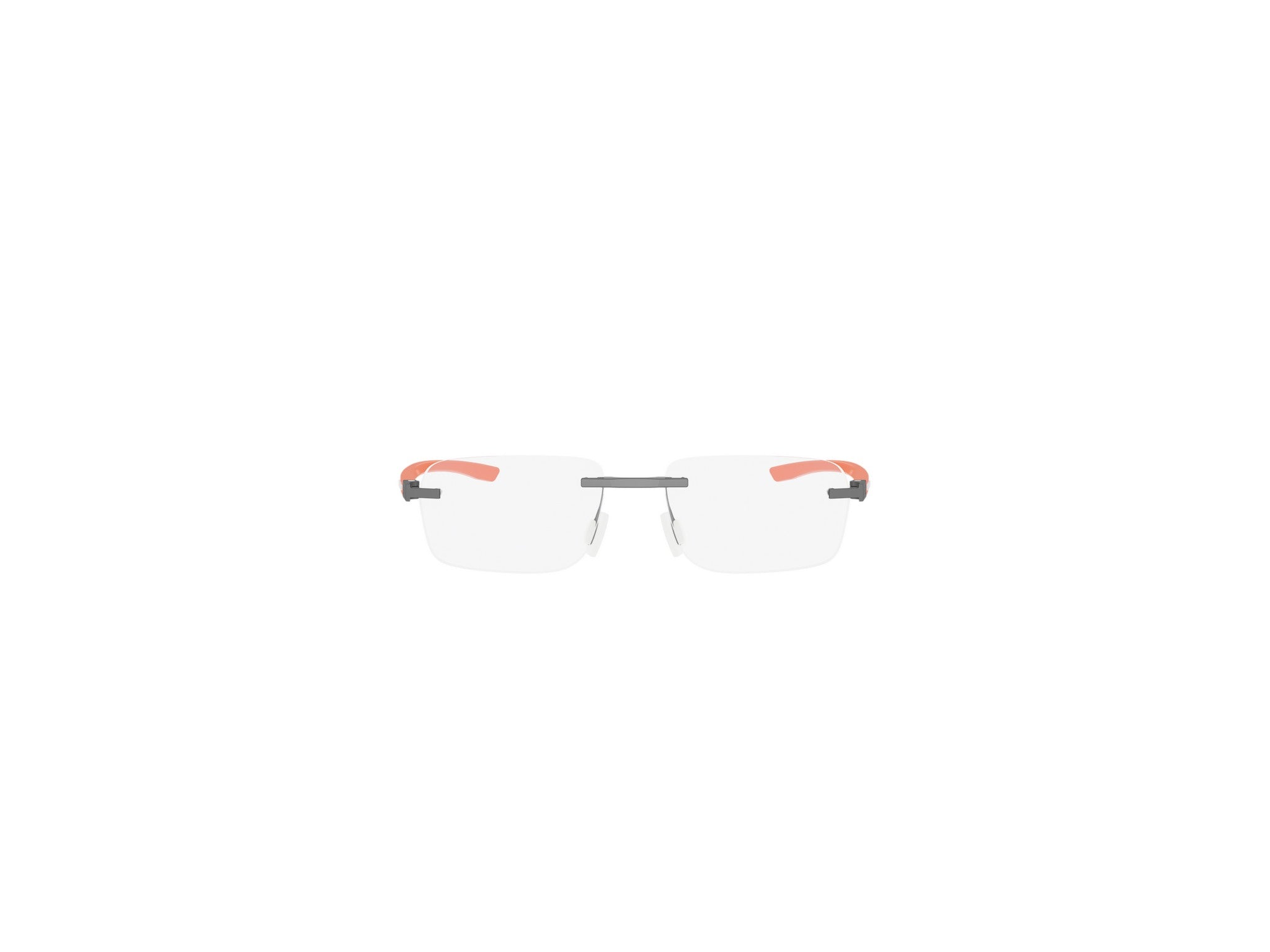 Matte Rectangular Metal Eyeglasses