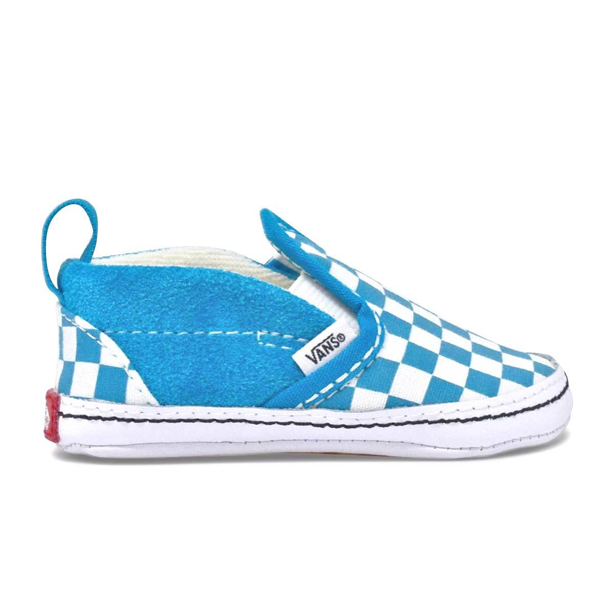 Infant Infant Checker Slip-On V Crib Shoes (0-1 year) Caribbean Sea